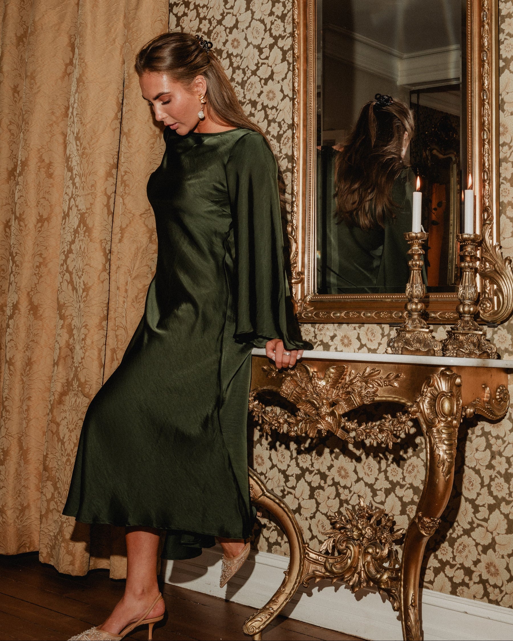 VMKAMILE Long Dress - Scarab