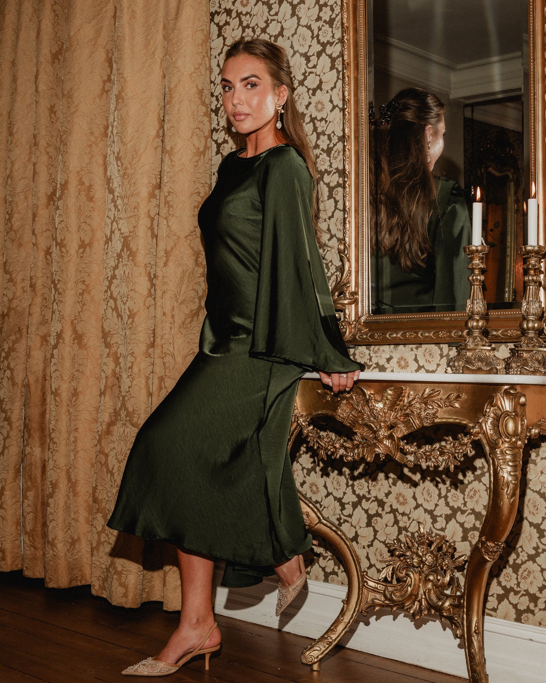 VMKAMILE Long Dress - Scarab