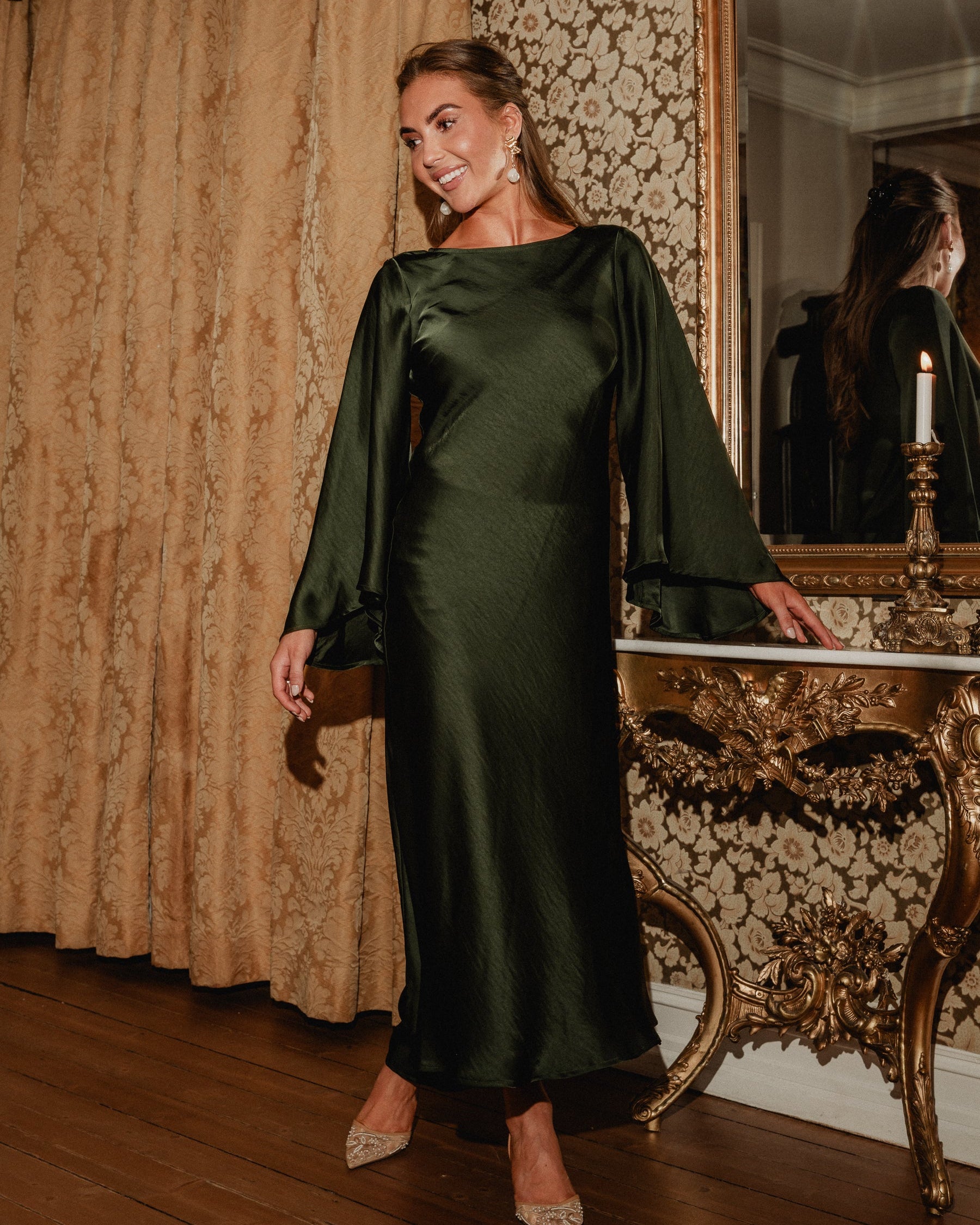 VMKAMILE Long Dress - Scarab
