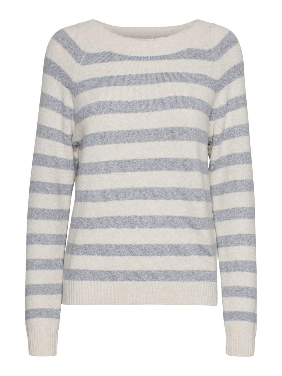 Vero Moda | VMDOFFY langermet genser | Stripete grå | Dame