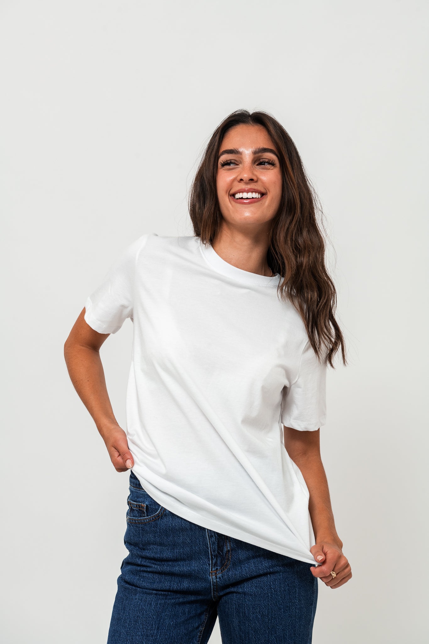 PCRIA T-skjorte - Bright White