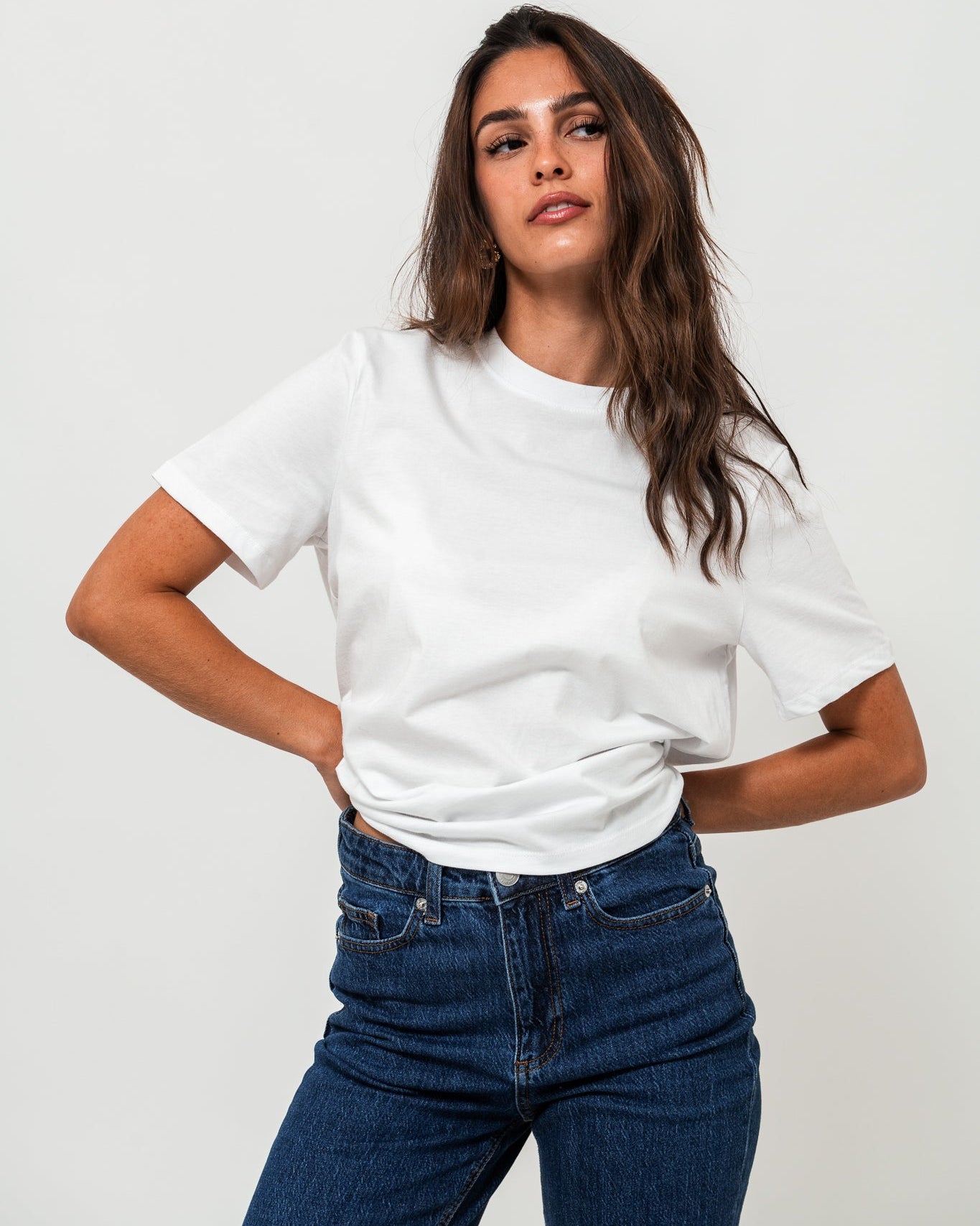 PCRIA T-skjorte - Bright White