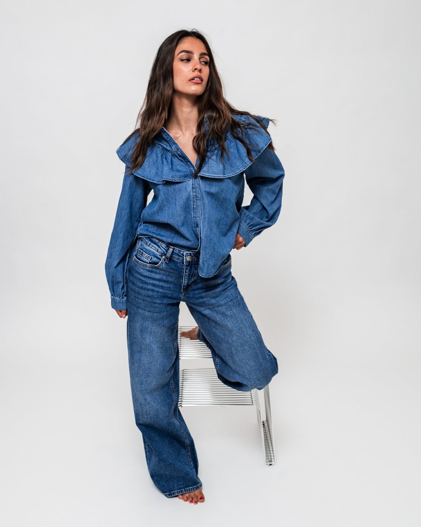 VMSANDIE Jeans - Medium Blue Denim