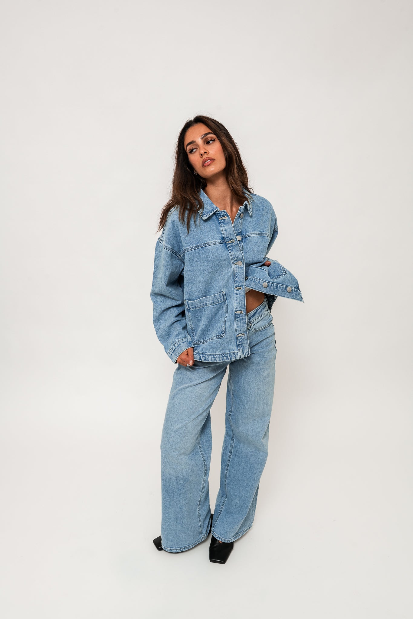 VMSANDIE Jeans - Light Blue Denim
