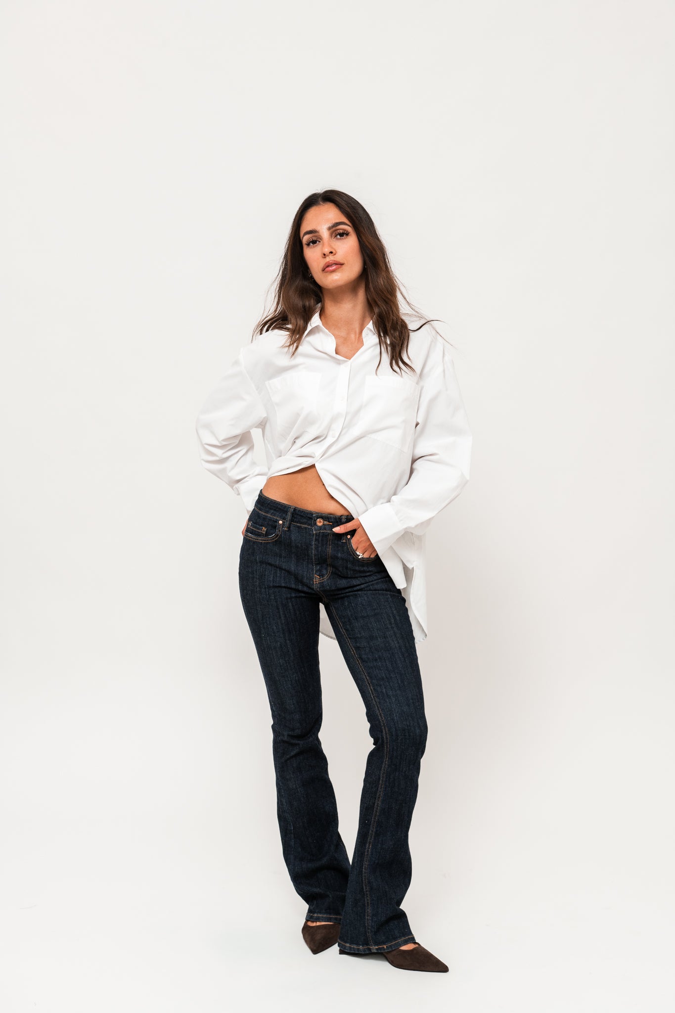 VMFLASH Jeans - Dark Blue Rinse Denim