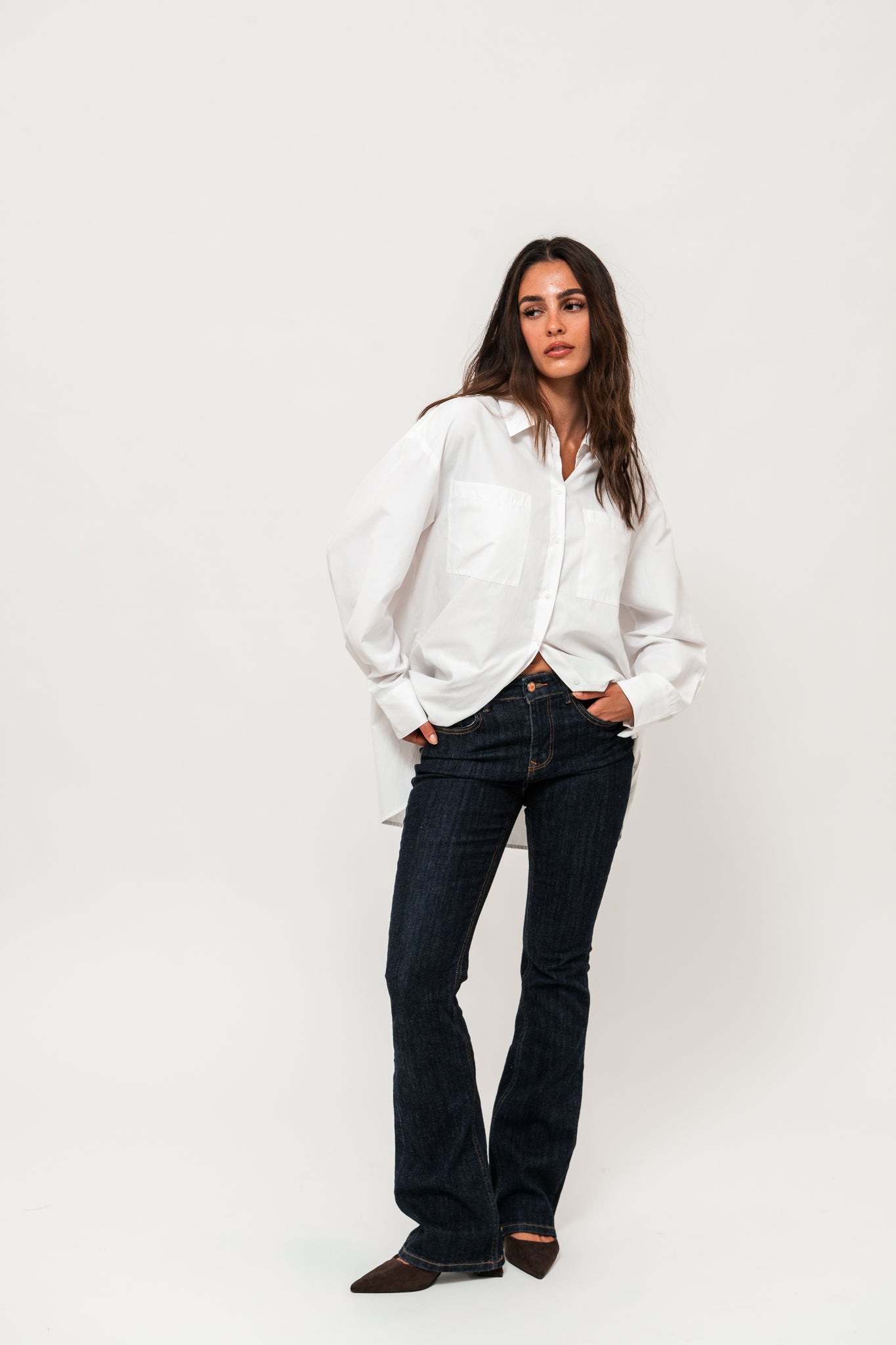 VMFLASH Jeans - Dark Blue Rinse Denim