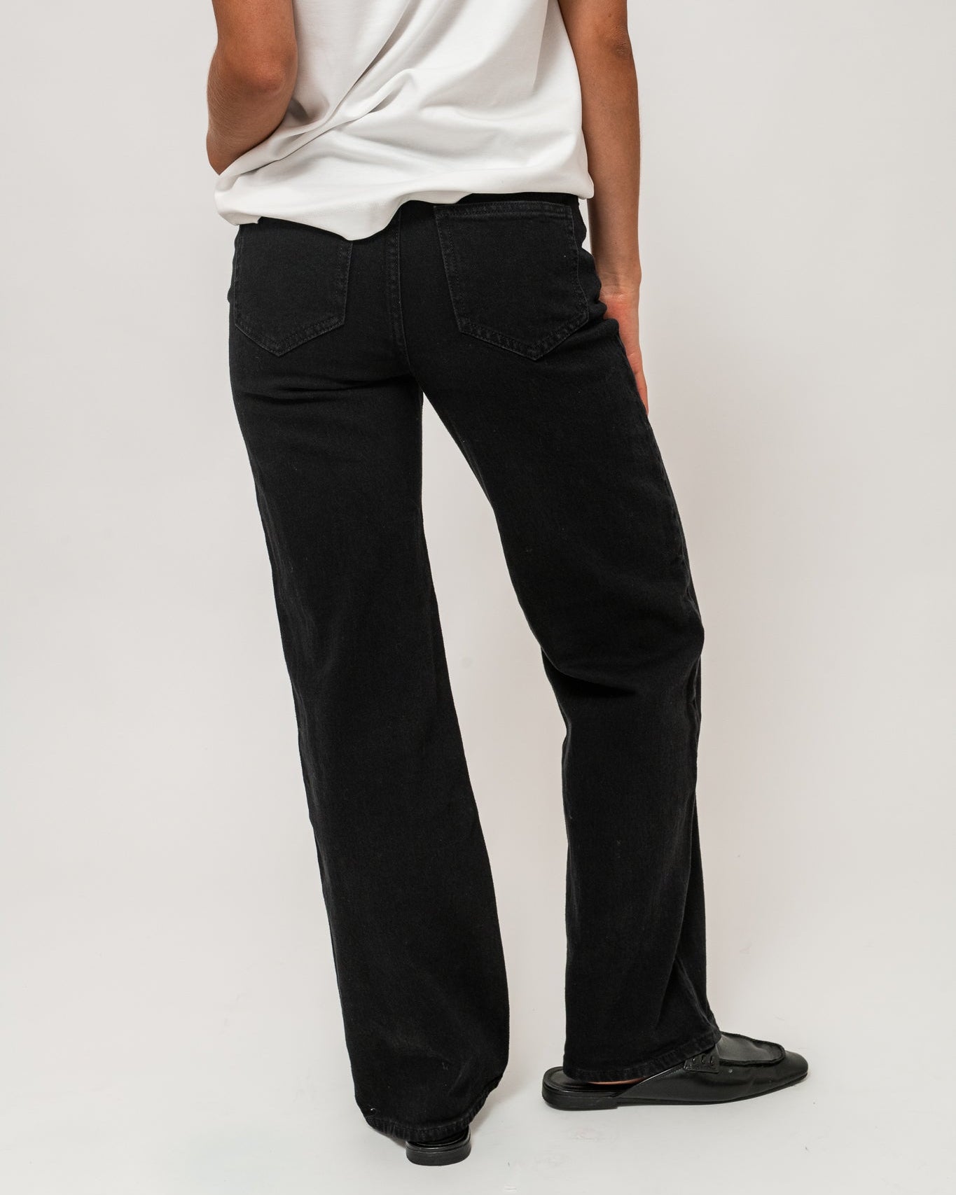 VMTESSA Wide Jeans - Black