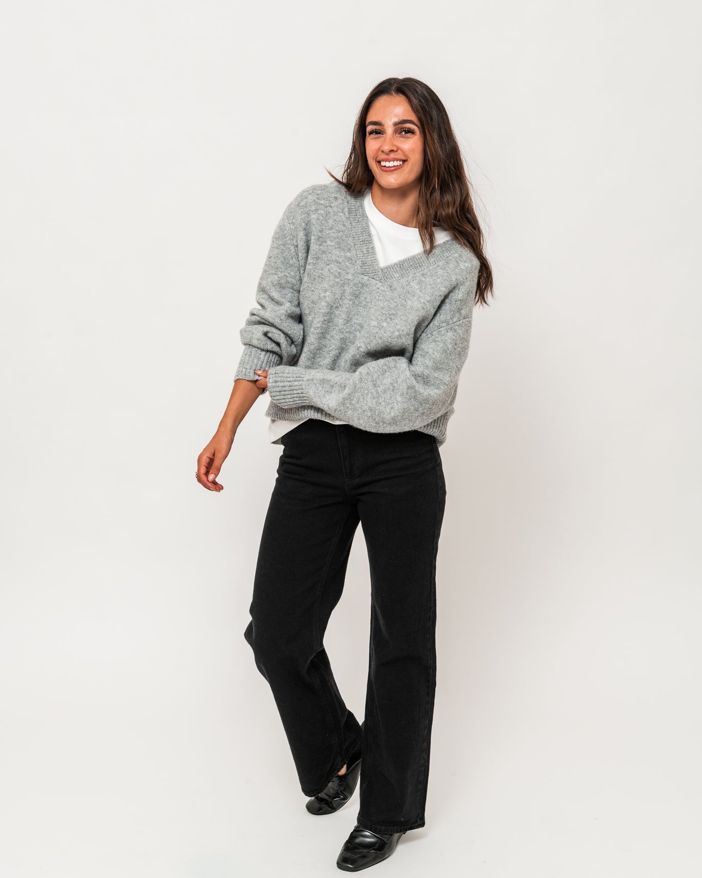 VMBOOM Pullover - Light Grey Melange