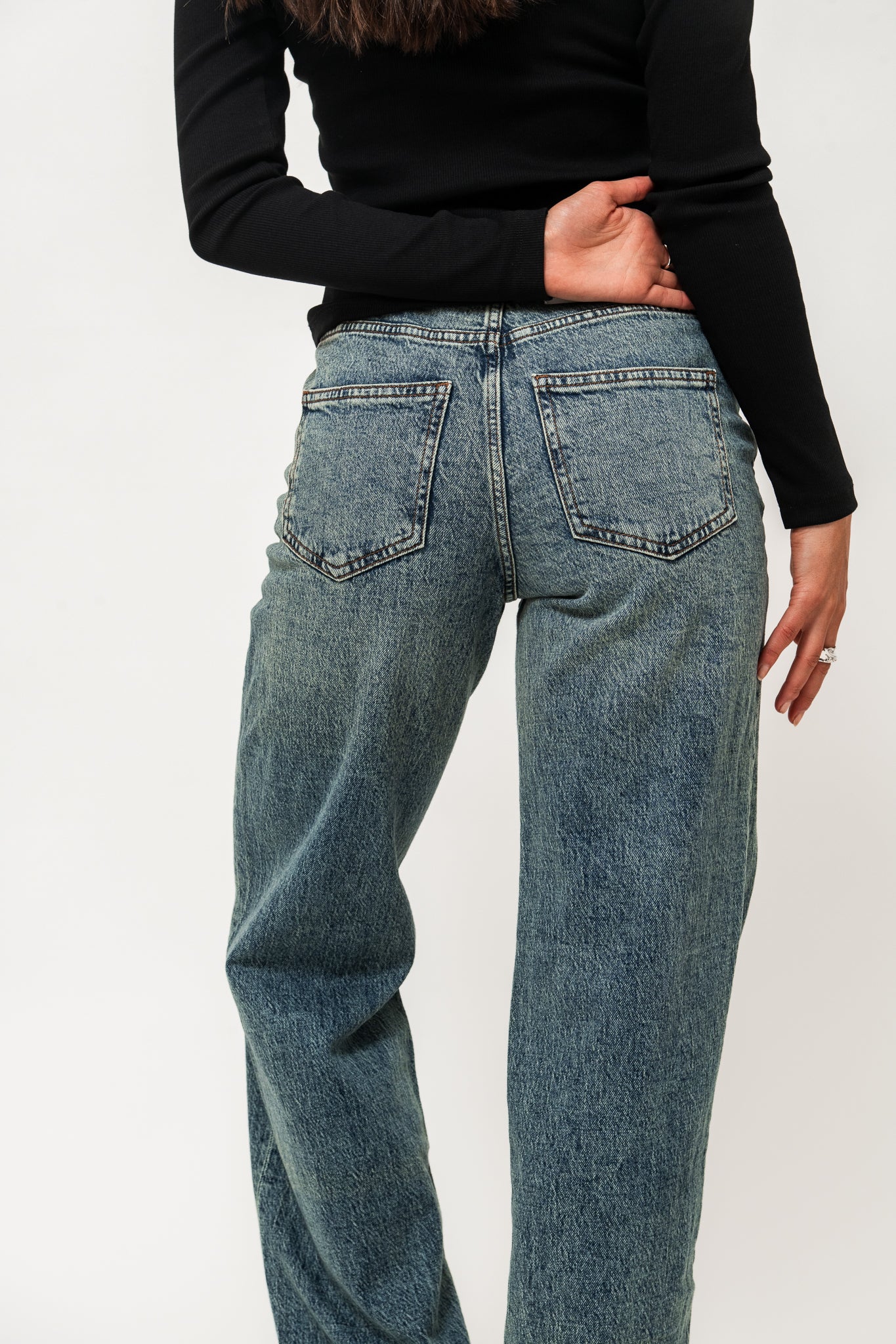 VMTESSA Wide Jeans - Medium Blue Tinted Denim