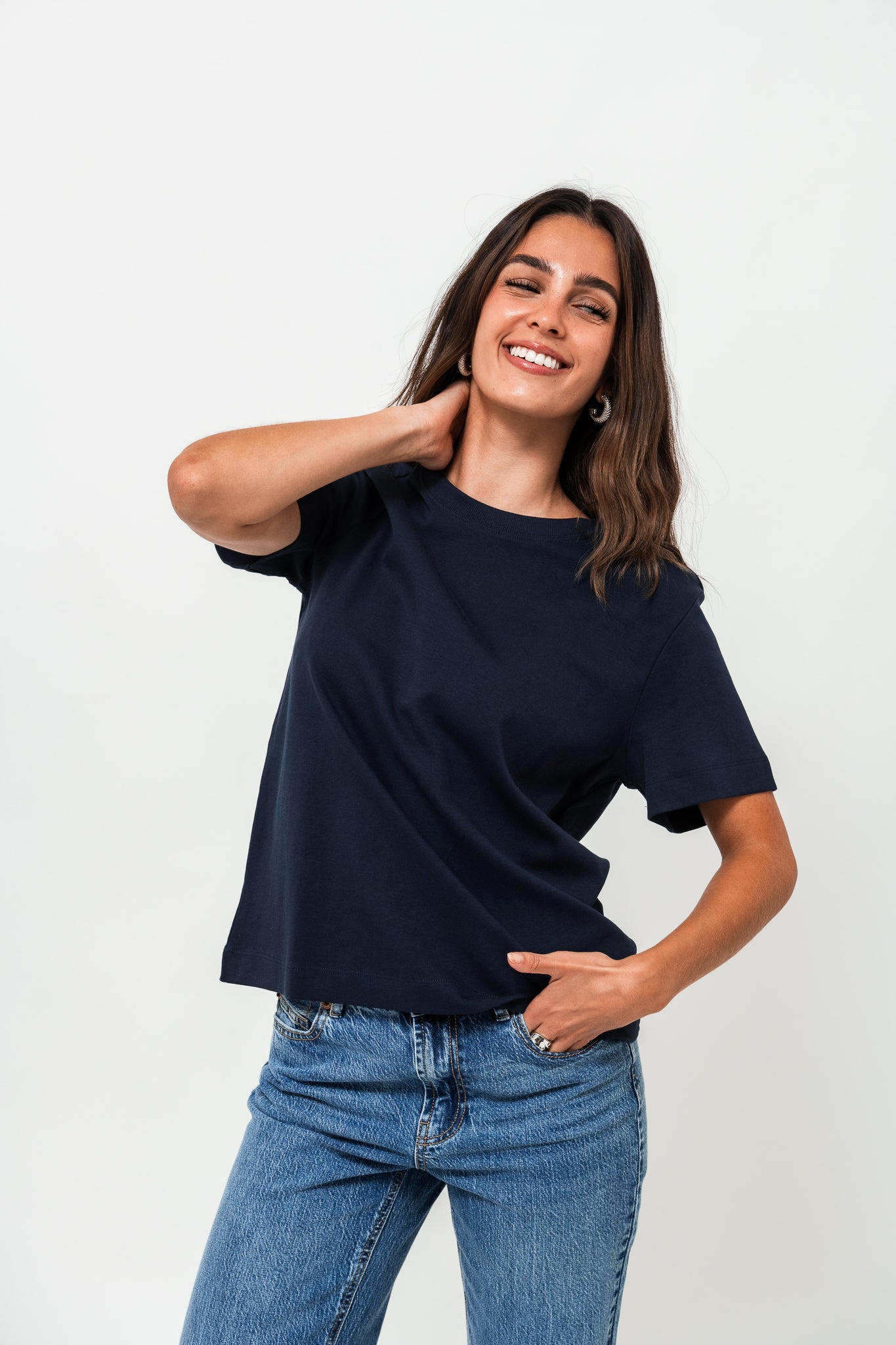 AWNAIMA T-Shirt - Dark Sapphire