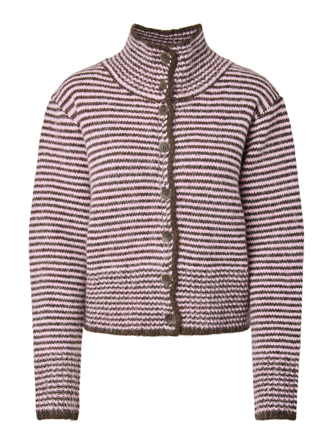 PCVENA CARDIGAN - Roseate Spoonbill