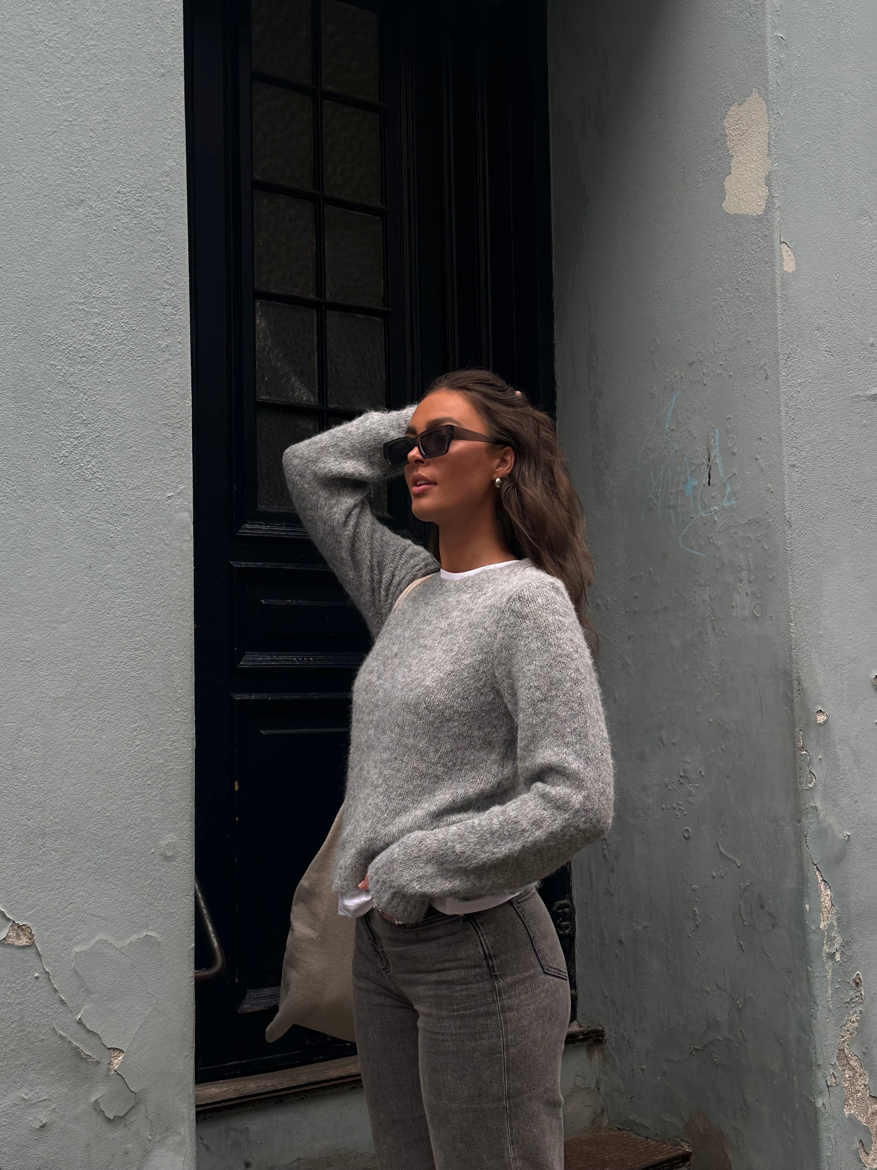 VMNOVAH Pullover - Medium Grey Melange