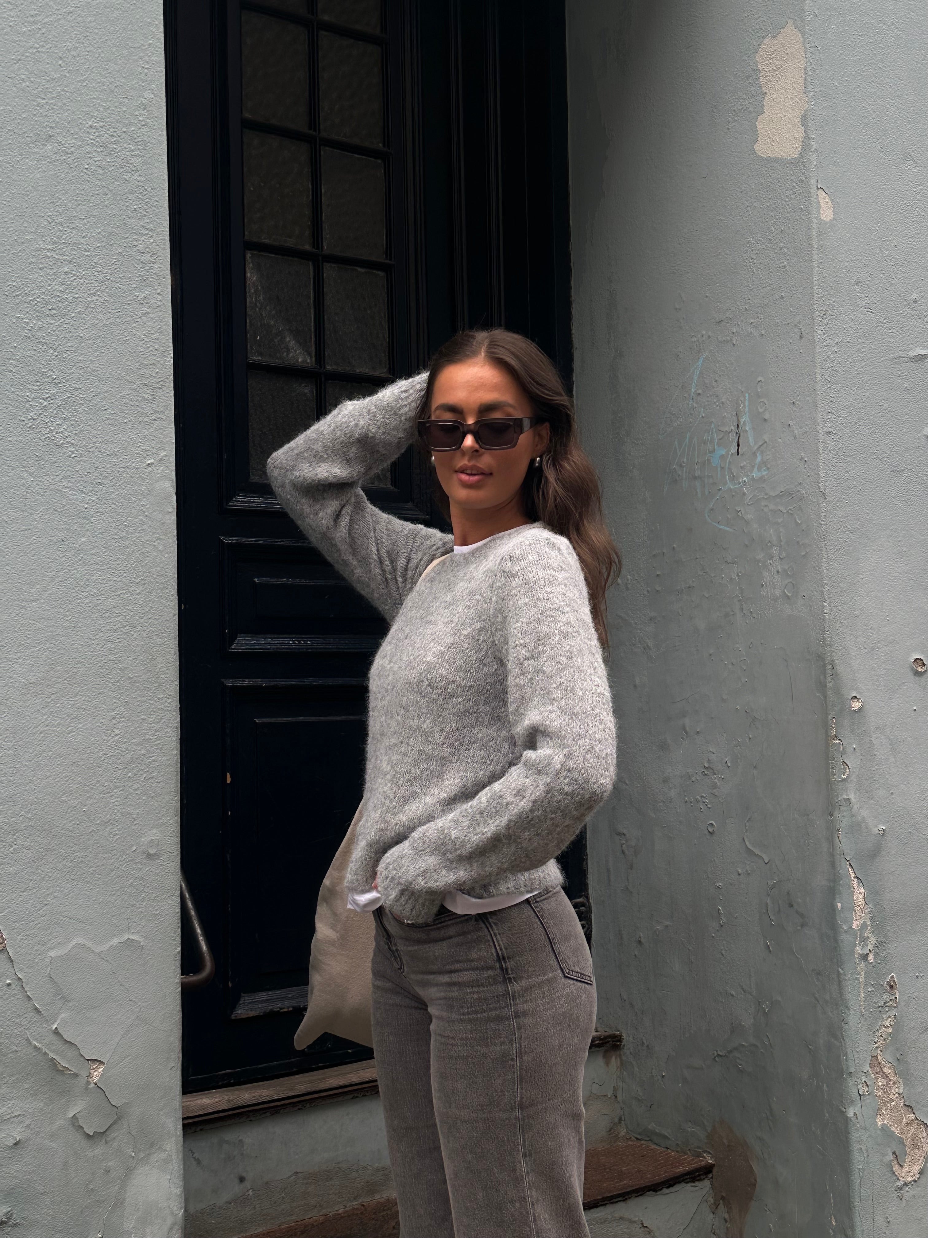 VMNOVAH Pullover - Medium Grey Melange