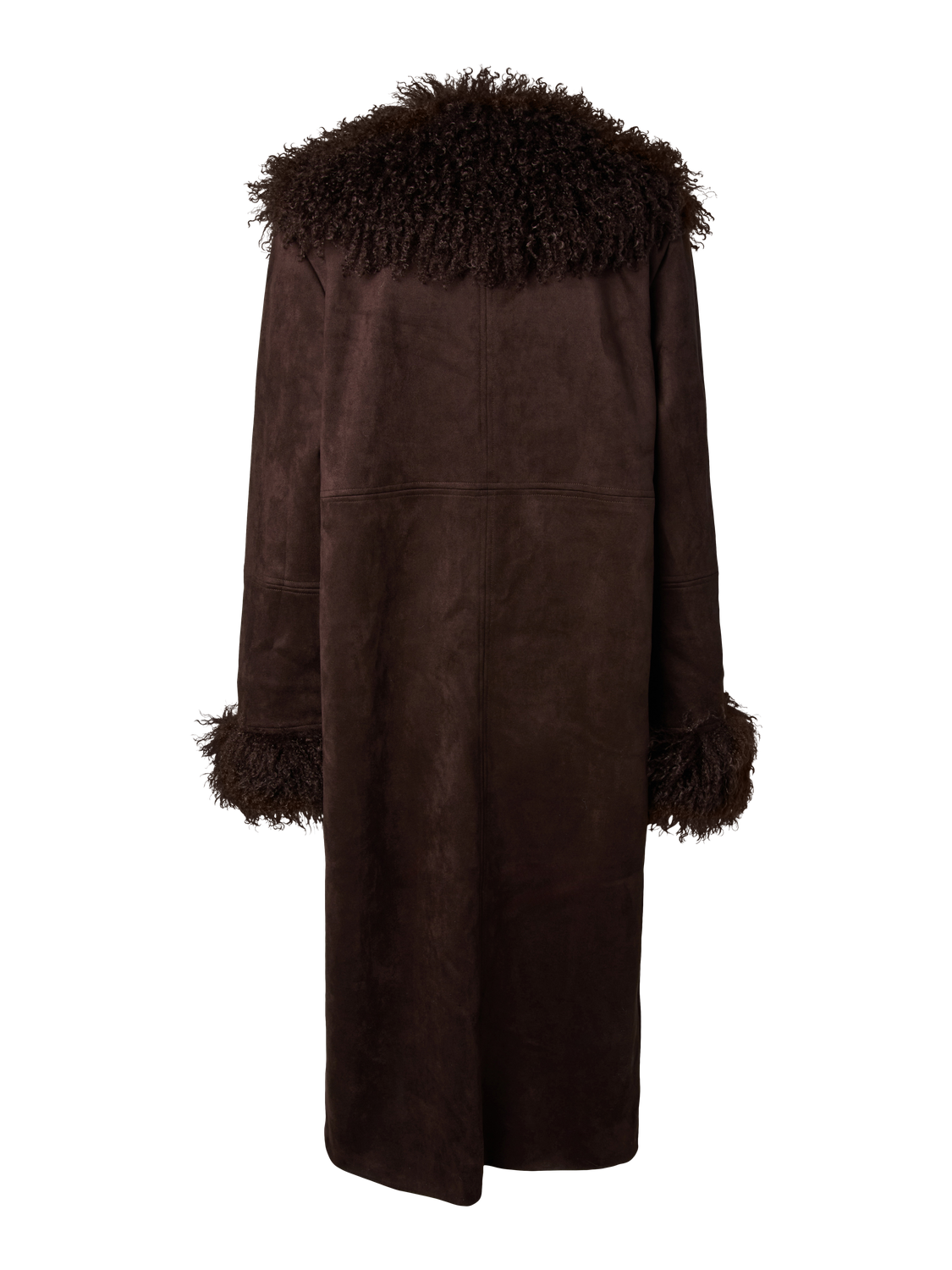 PCNANNA LONG JACKET - Hot Fudge