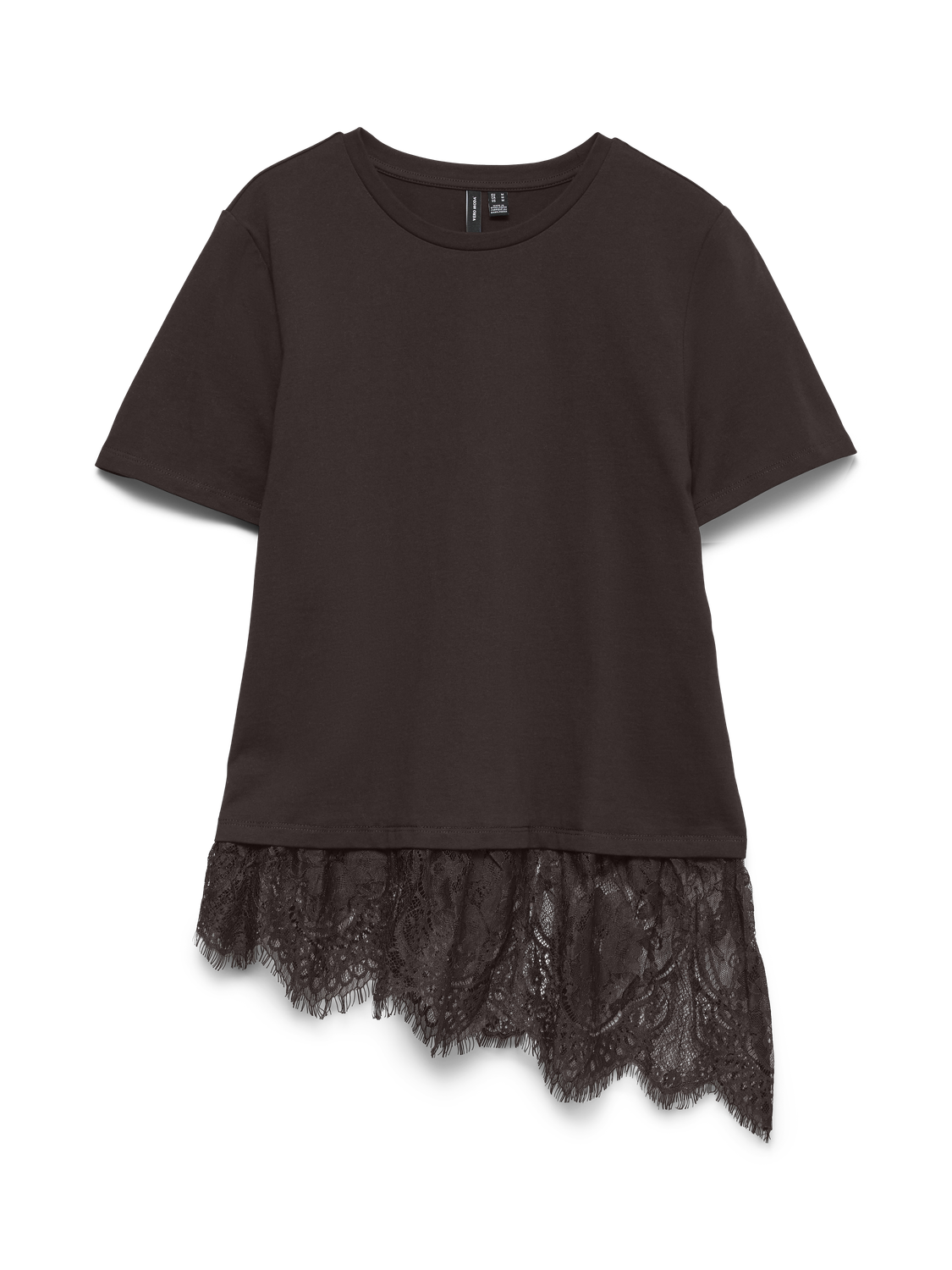 VMBRIT LACE T-SHIRT - Chocolate Torte