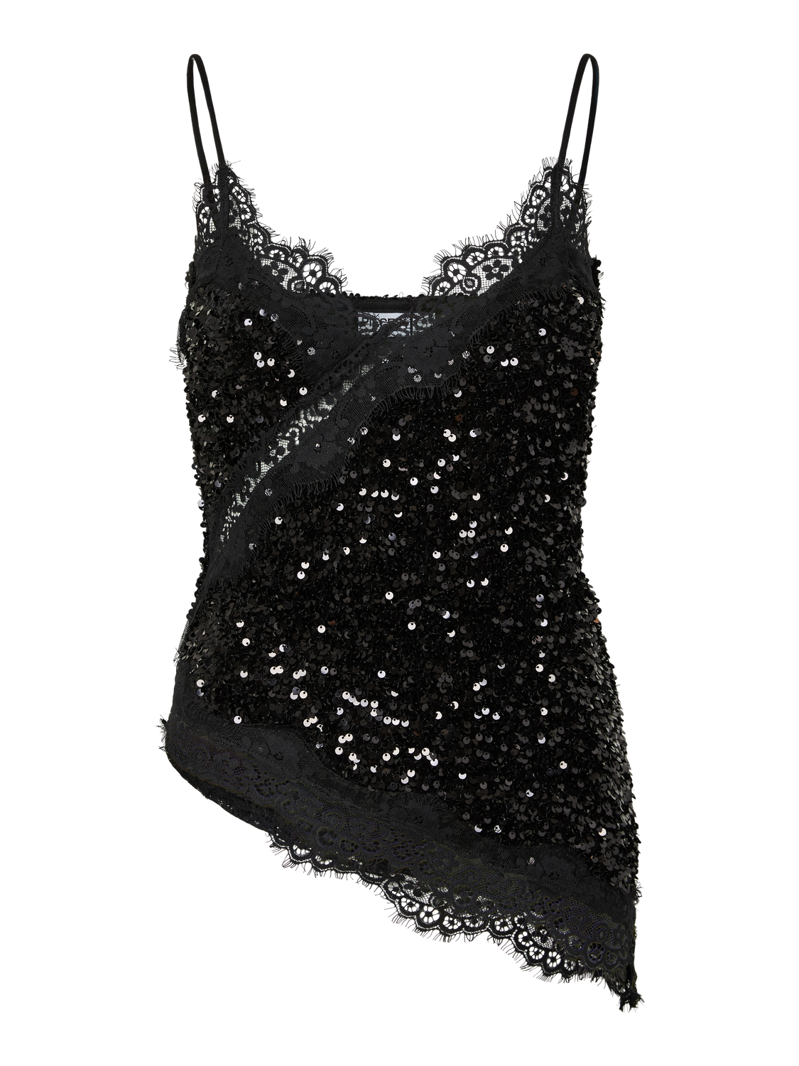 PCKAMMY TOP - Black