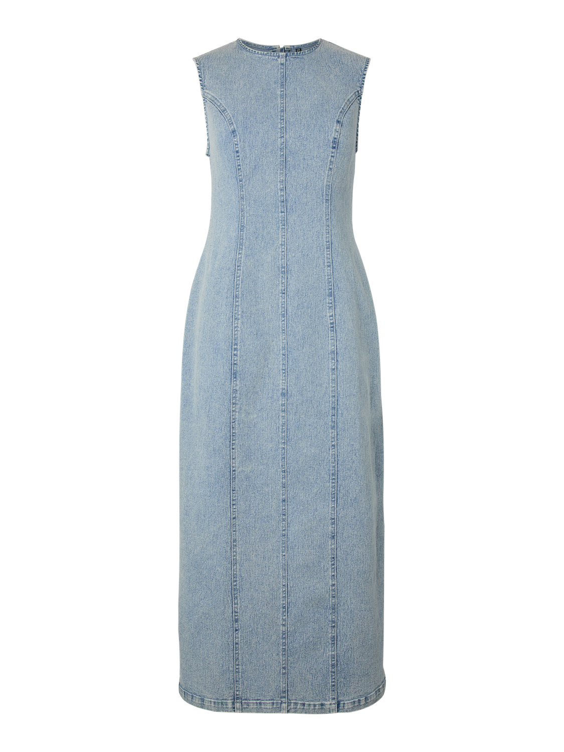 PCFRANNA DRESS - Light Blue Denim