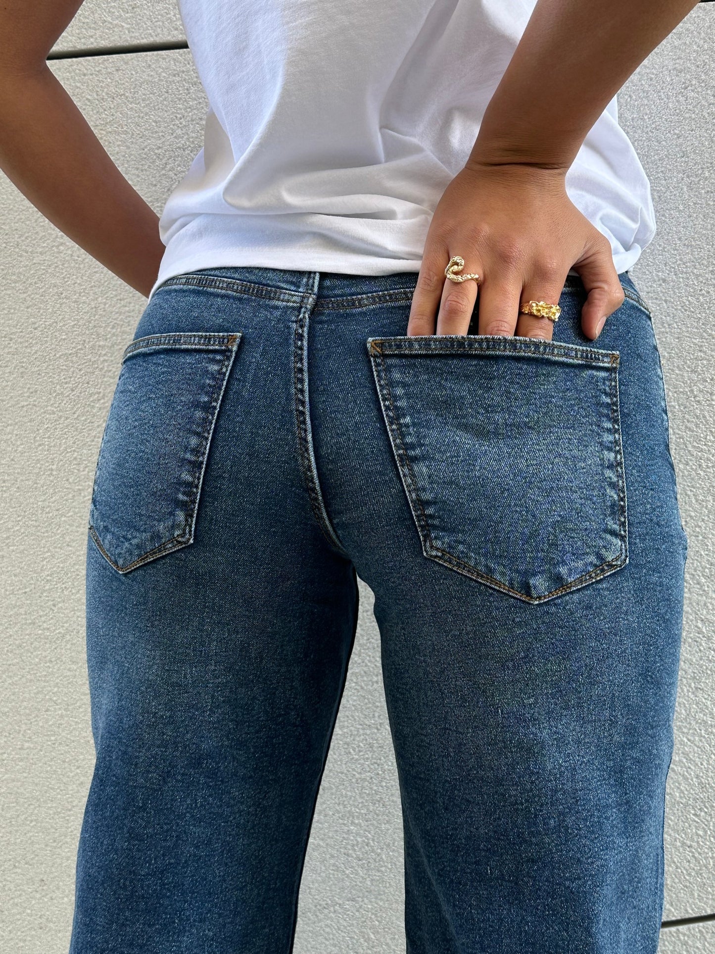 PCJESSIE Jeans - Medium Blue Denim