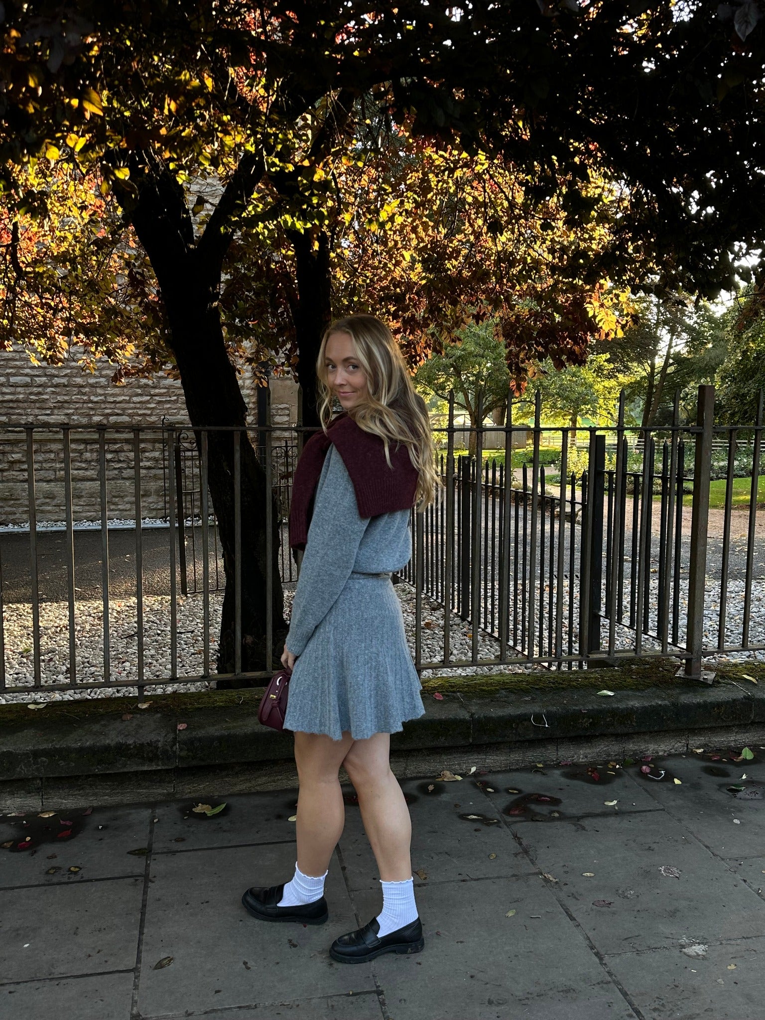 VMMACY Short Skirt - Medium Grey Melange