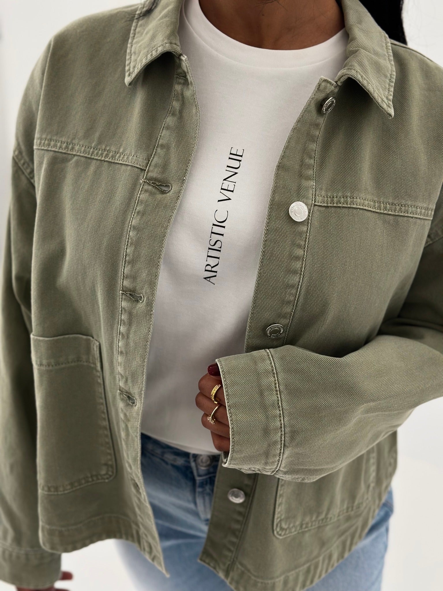 VMJAMIE Denim Jacket - Laurel Wreath