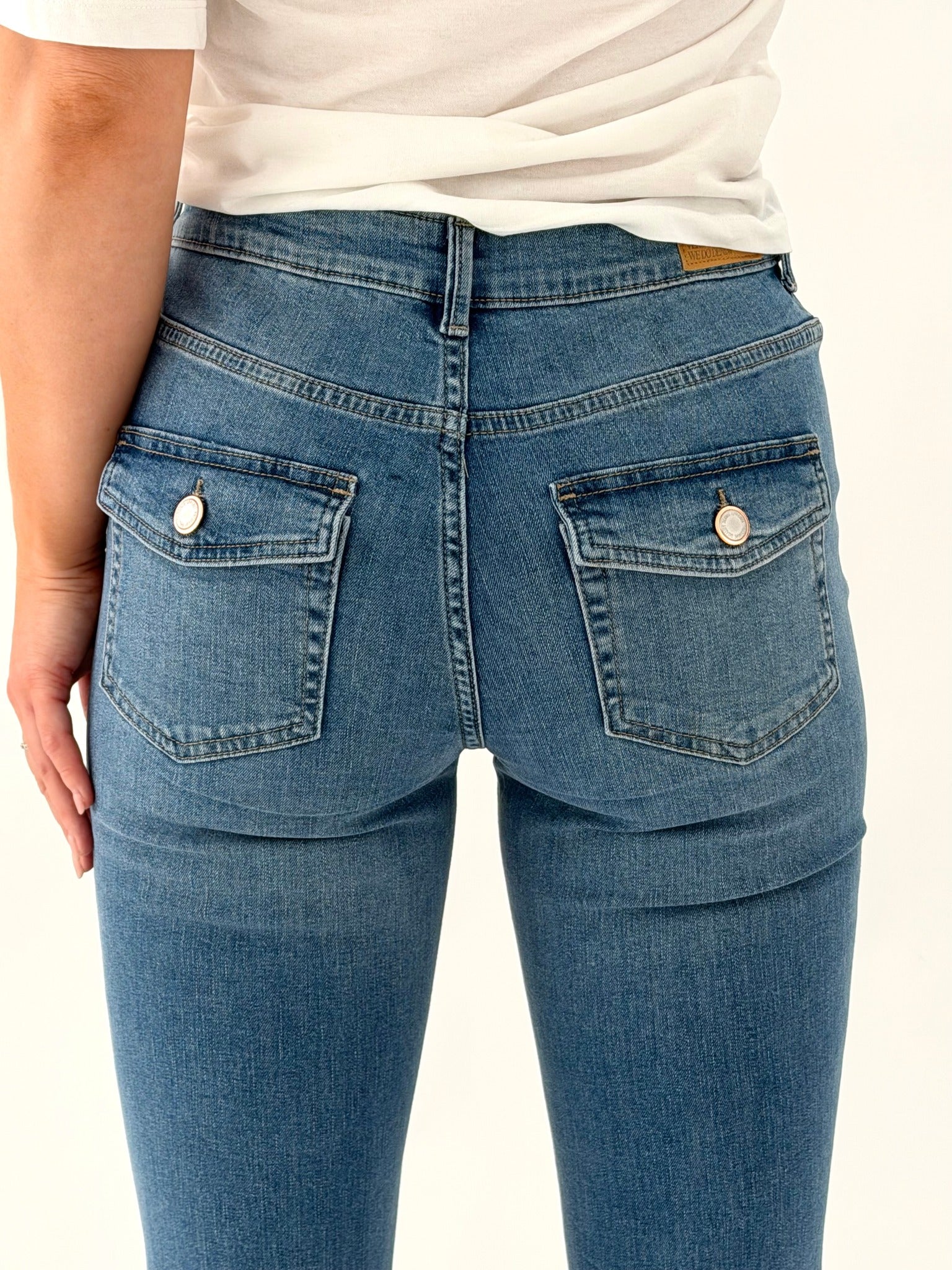 VMFLASH Pocket Jeans - Light Blue Denim