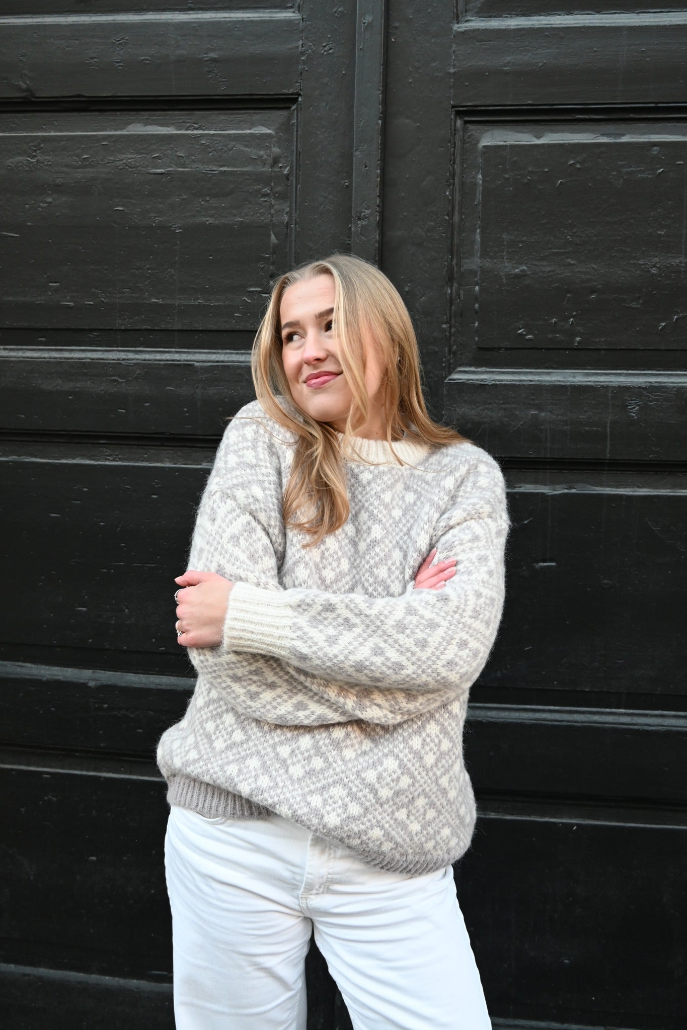 VMINGA PULLOVER - Moonrock