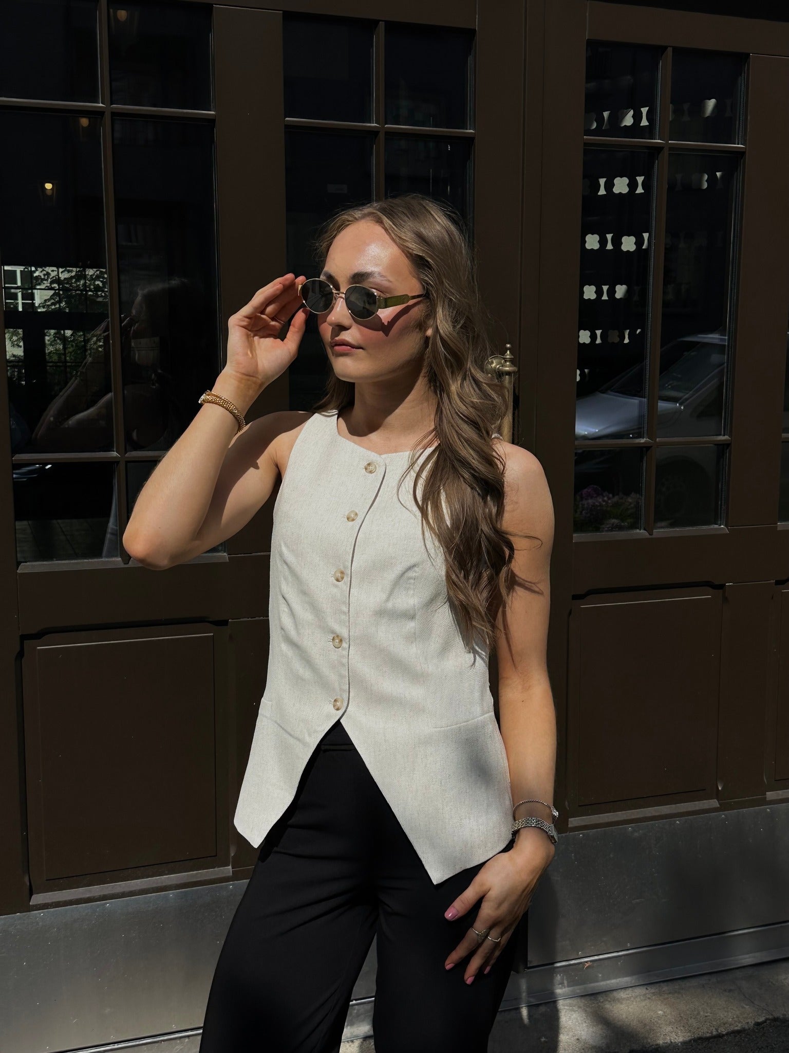 VMFLORENCE Tailored Waistcoat - Birch