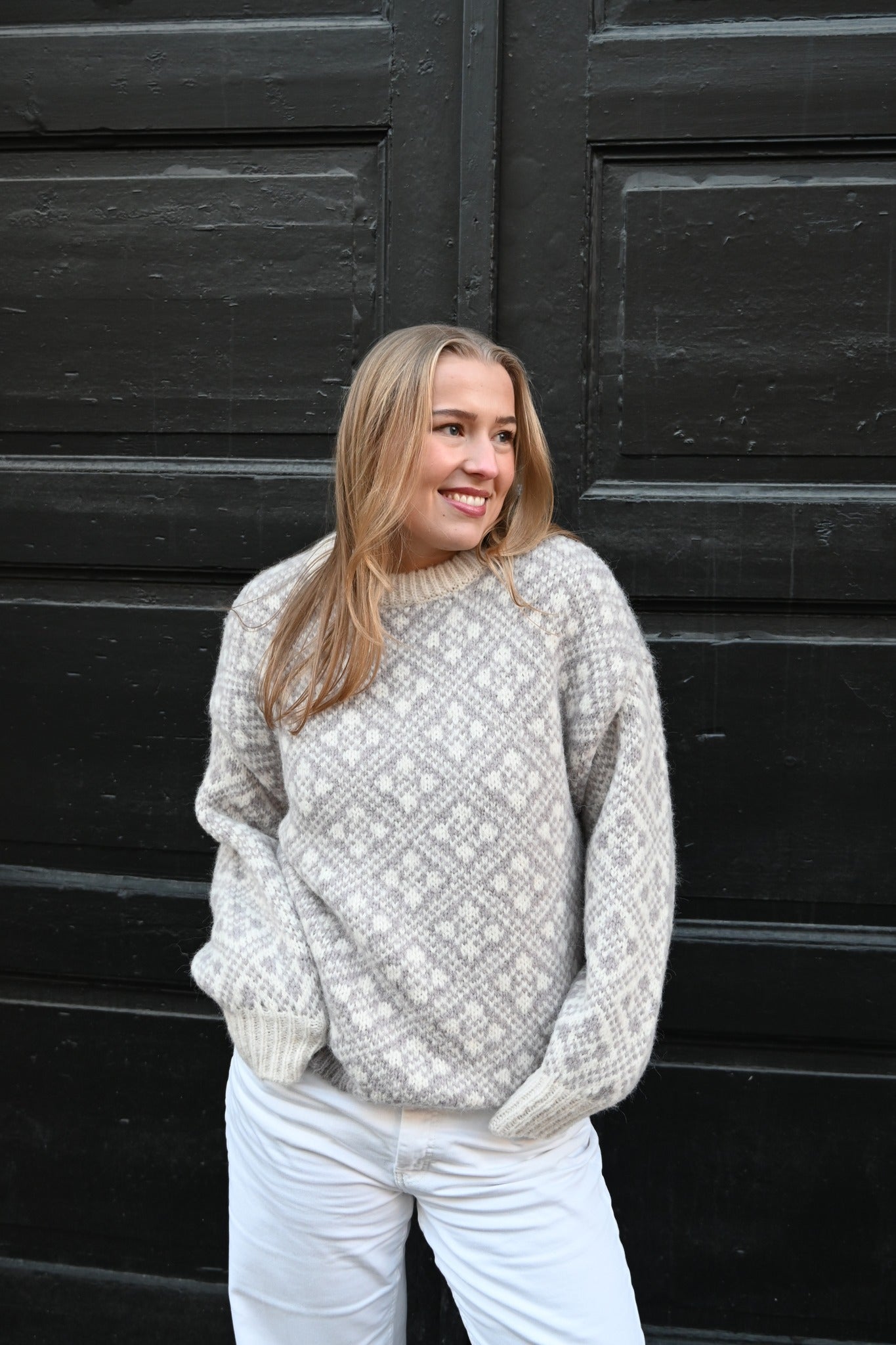 VMINGA PULLOVER - Moonrock