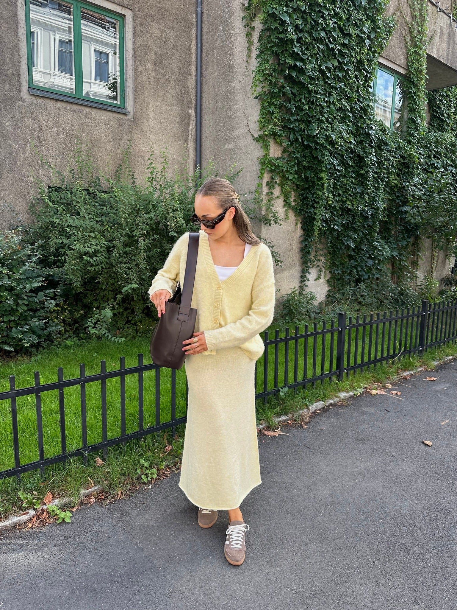 PCPAM Long Skirt - French Vanilla