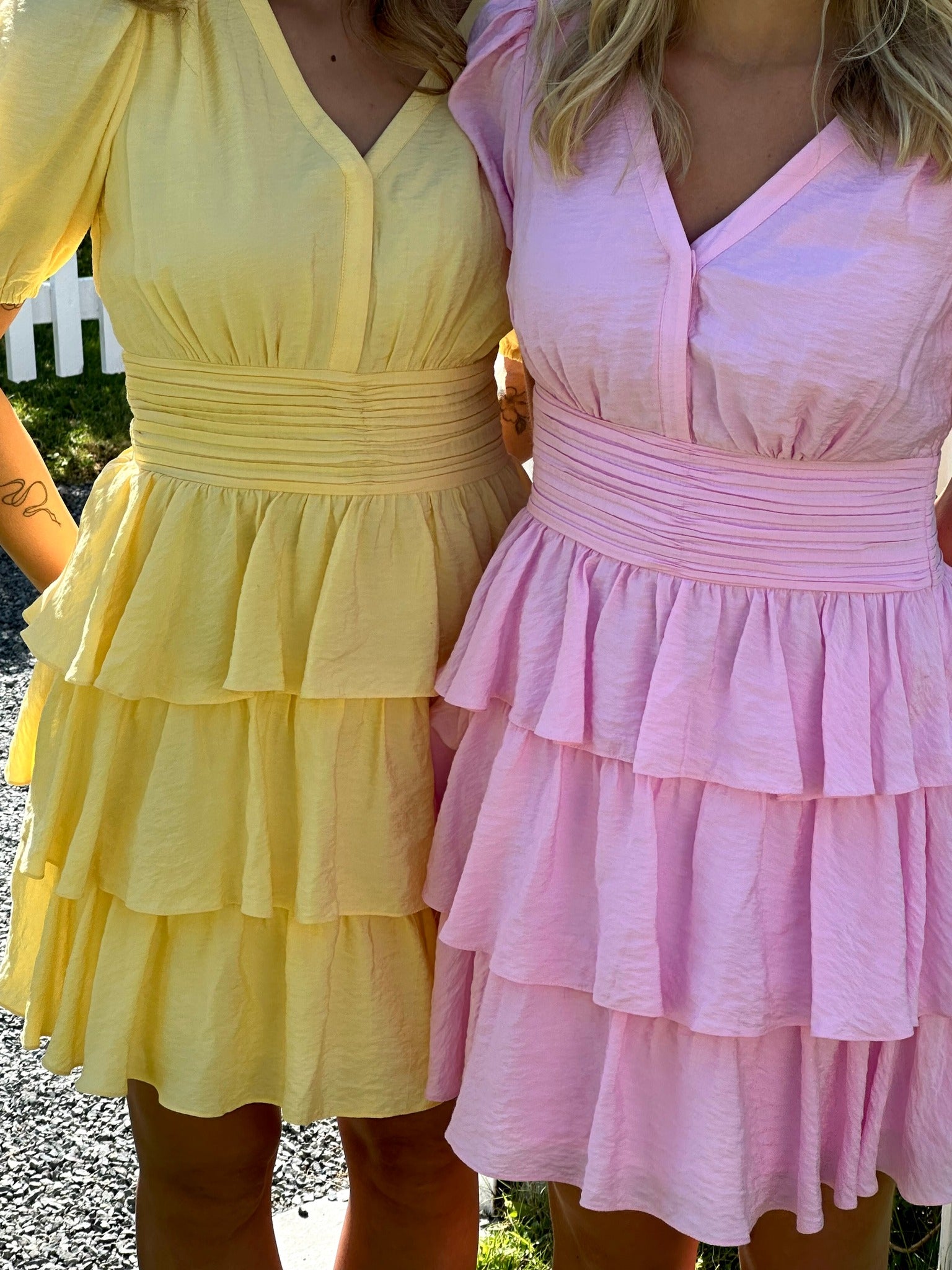 VMLISE Short Dress - Golden Haze