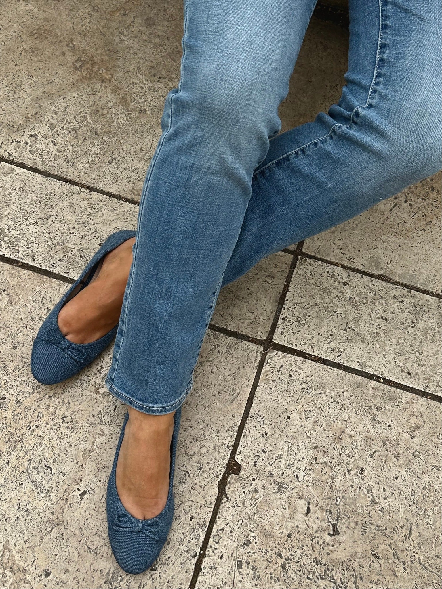 VMFLASH Straight Jeans - Medium Blue Denim