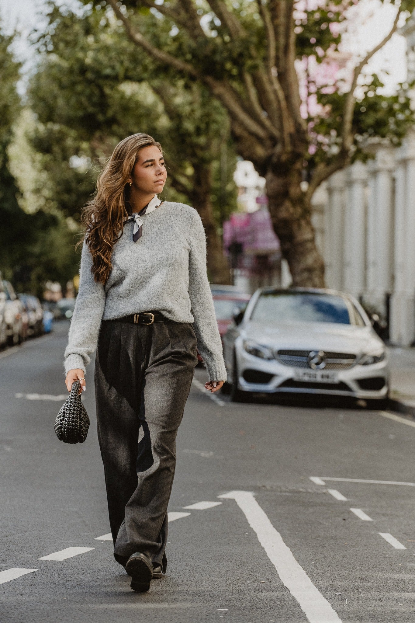 VMNOVAH Pullover - Medium Grey Melange