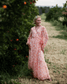 AWAUDORA Long Dress - Barely Pink