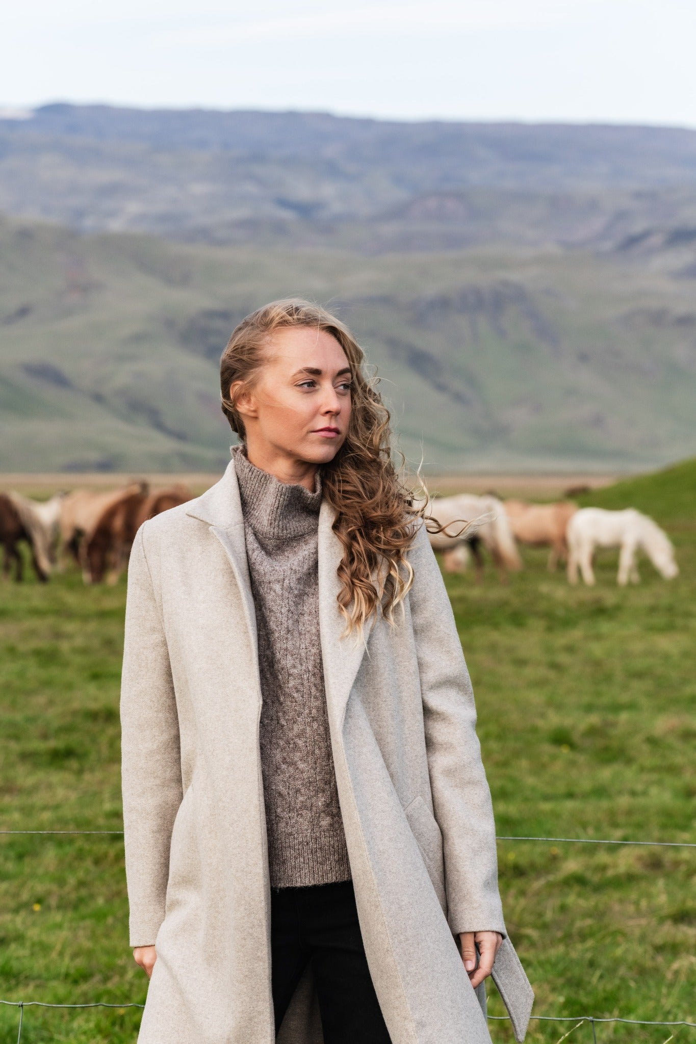 VMFORTUNEAYA Coat - Silver Mink