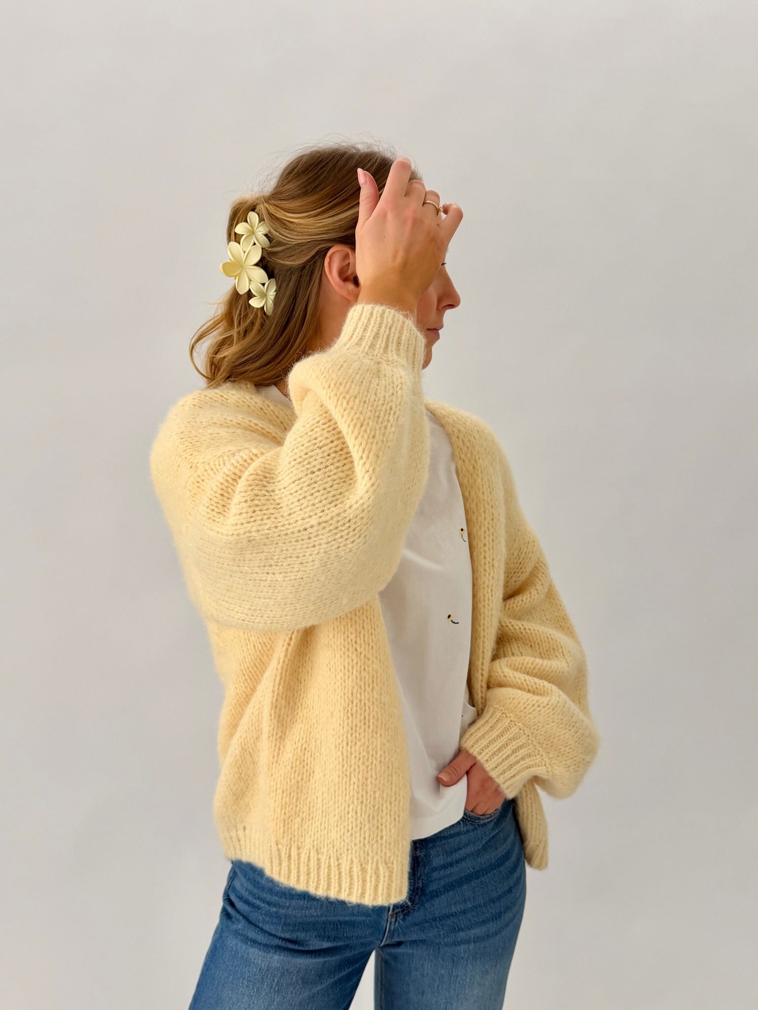 VMMAYBE Knit Cardigan - Flan