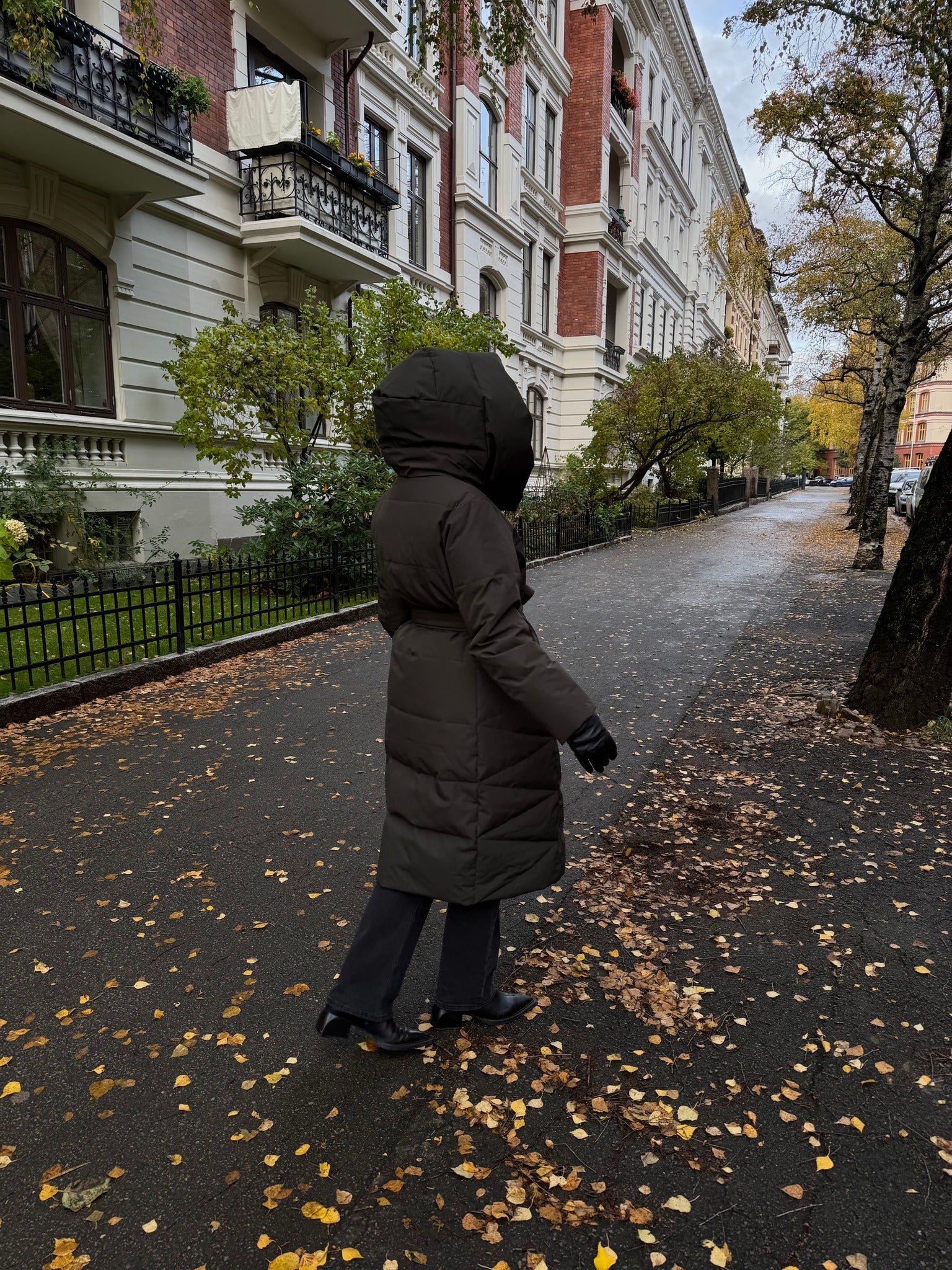 VMLEONIE Long Down Coat - Peat