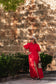 VMANNIKEN Dress - High Risk Red