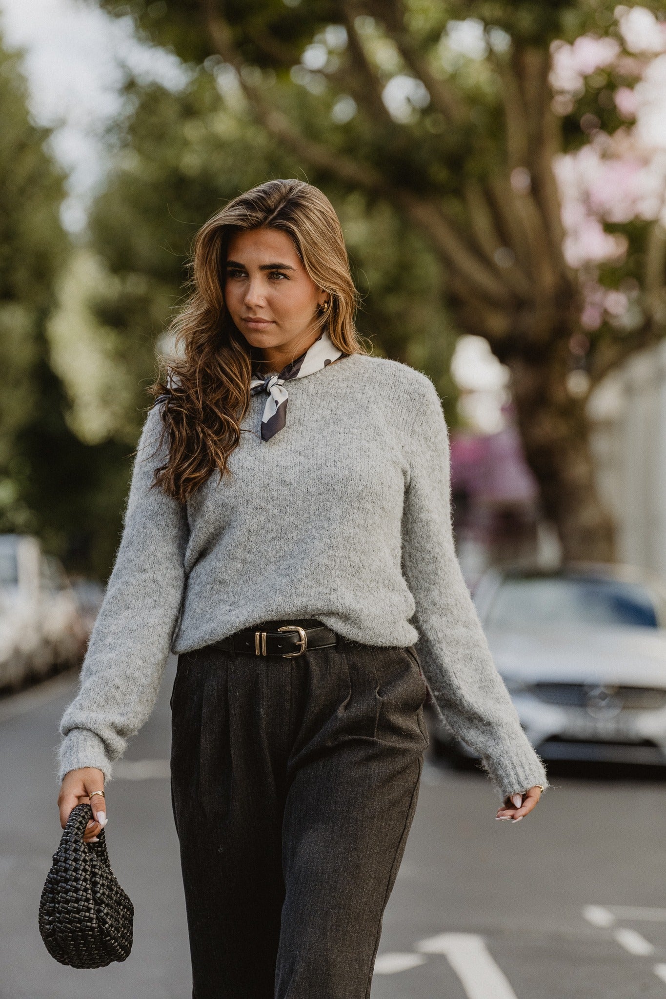 VMNOVAH Pullover - Medium Grey Melange