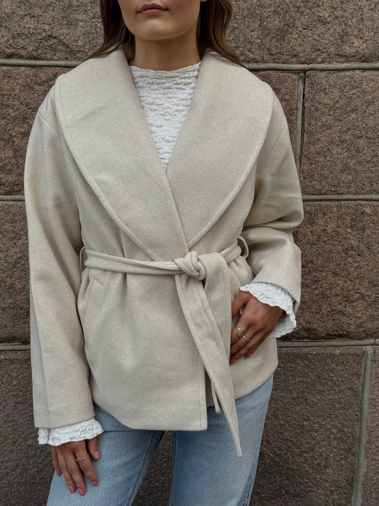 VMANNE Jacket - Oatmeal