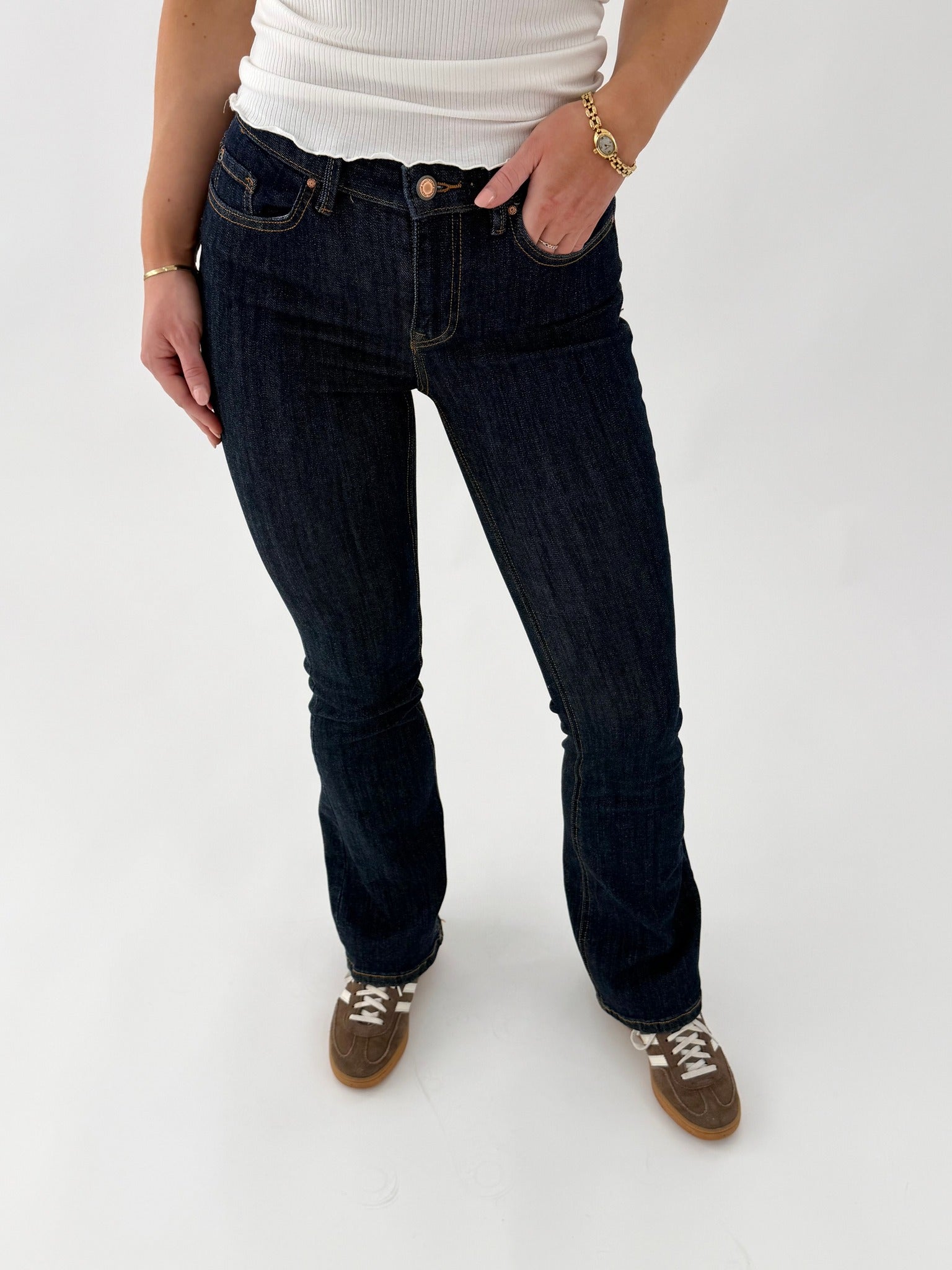 VMFLASH Jeans - Dark Blue Rinse Denim