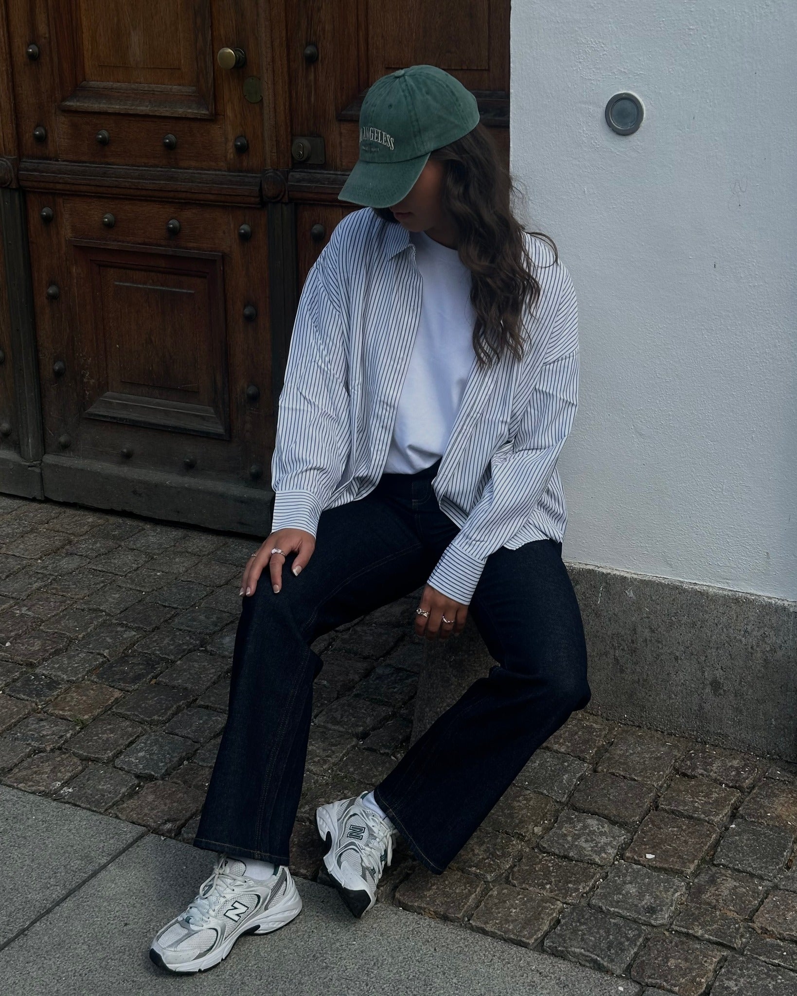 VMTESSA Straight Jeans - Dark Blue Denim