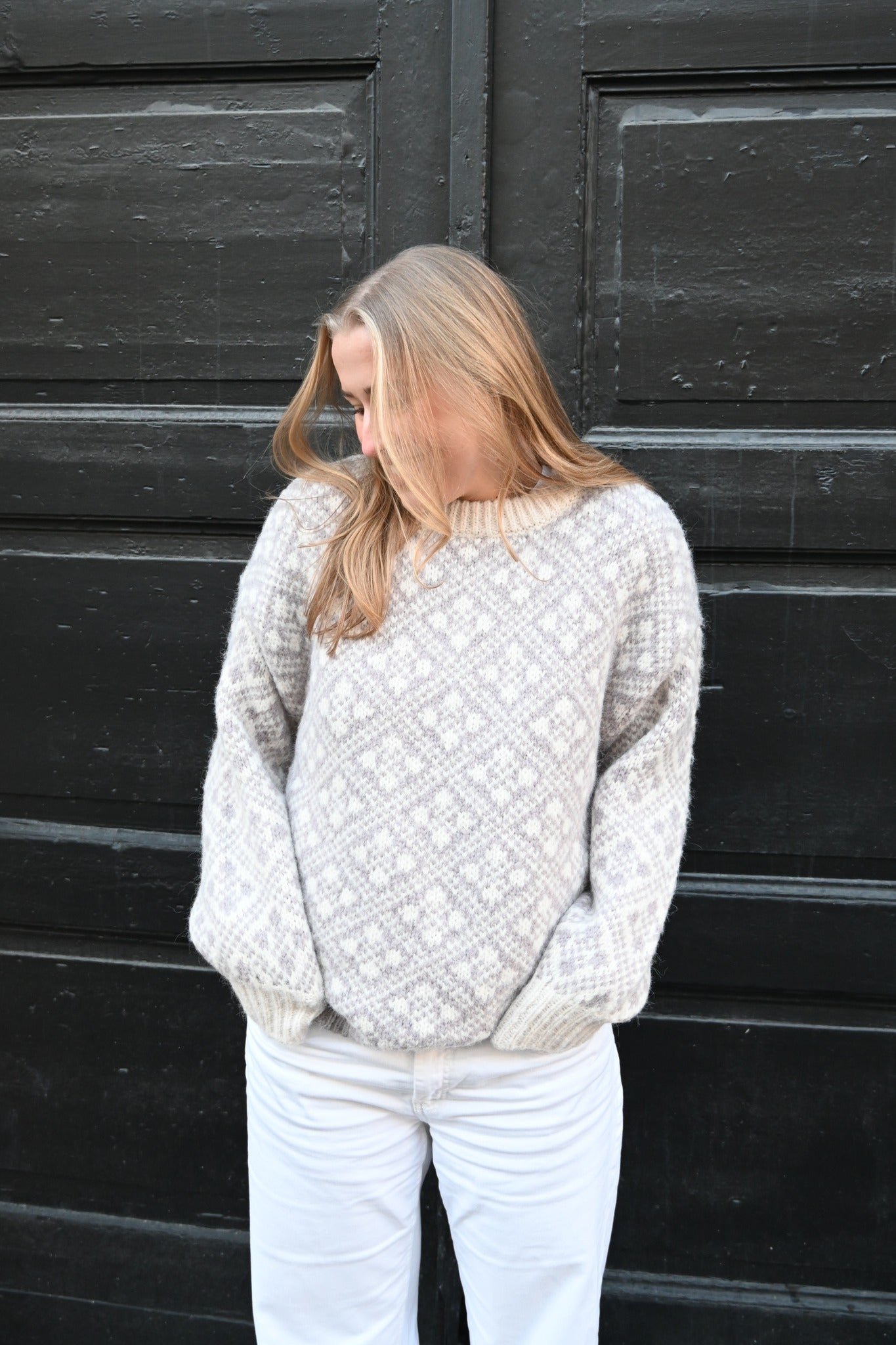 VMINGA PULLOVER - Moonrock