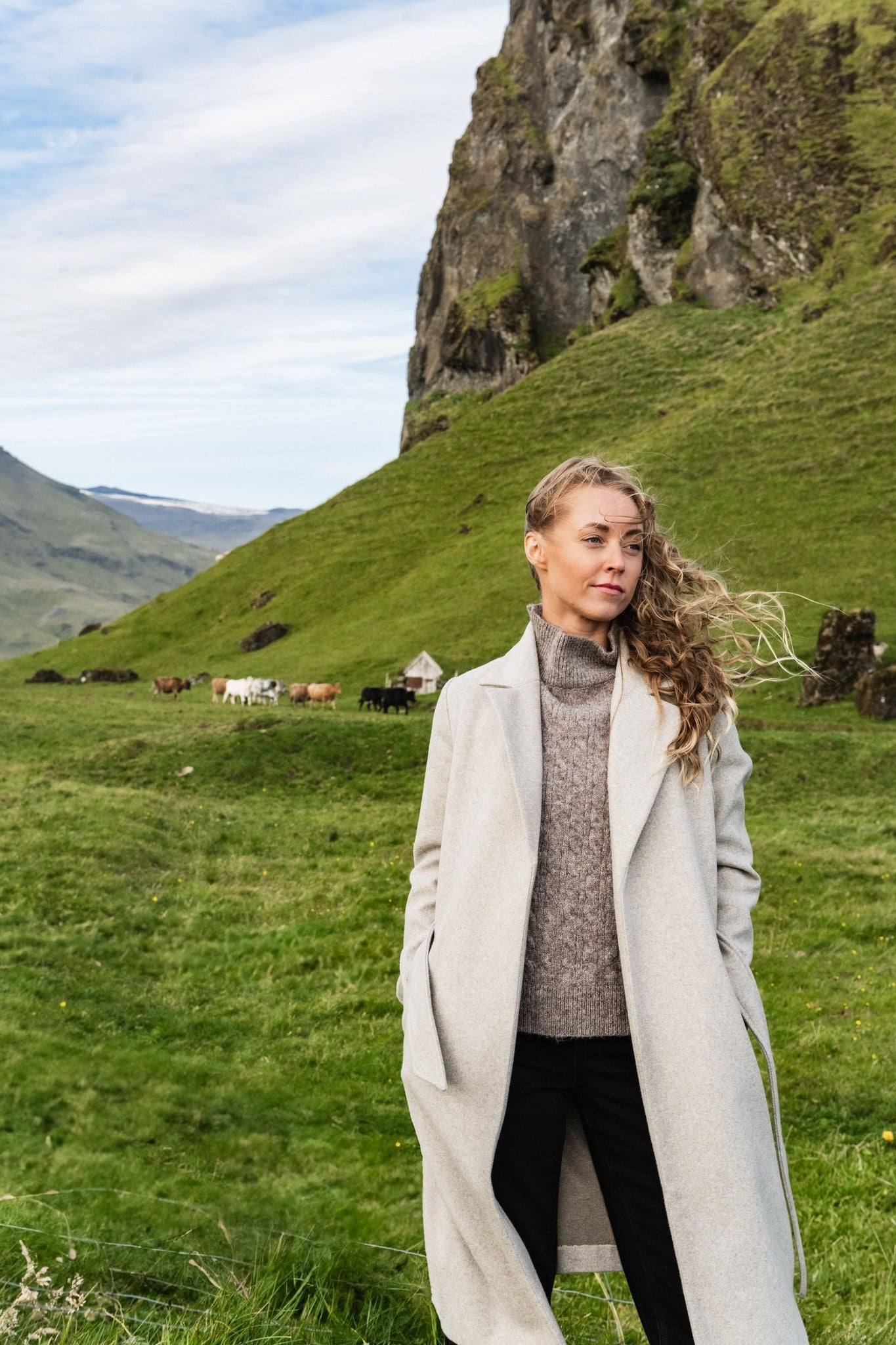 VMFORTUNEAYA Coat - Silver Mink