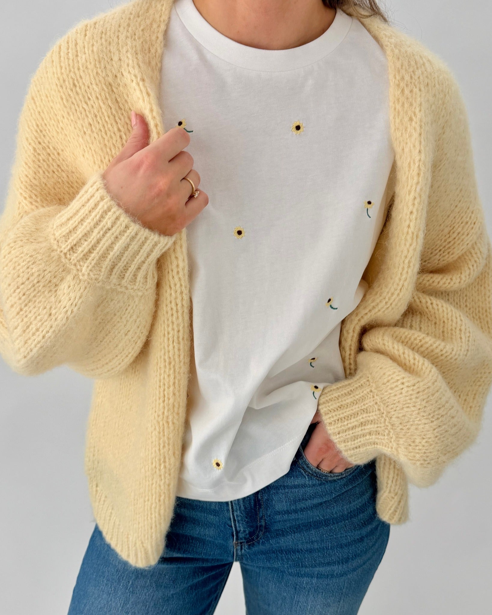 VMMAYBE Knit Cardigan - Flan