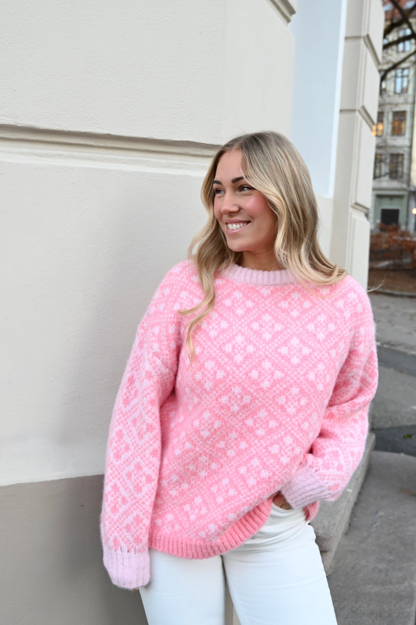 VMINGA PULLOVER - Pink Cherub