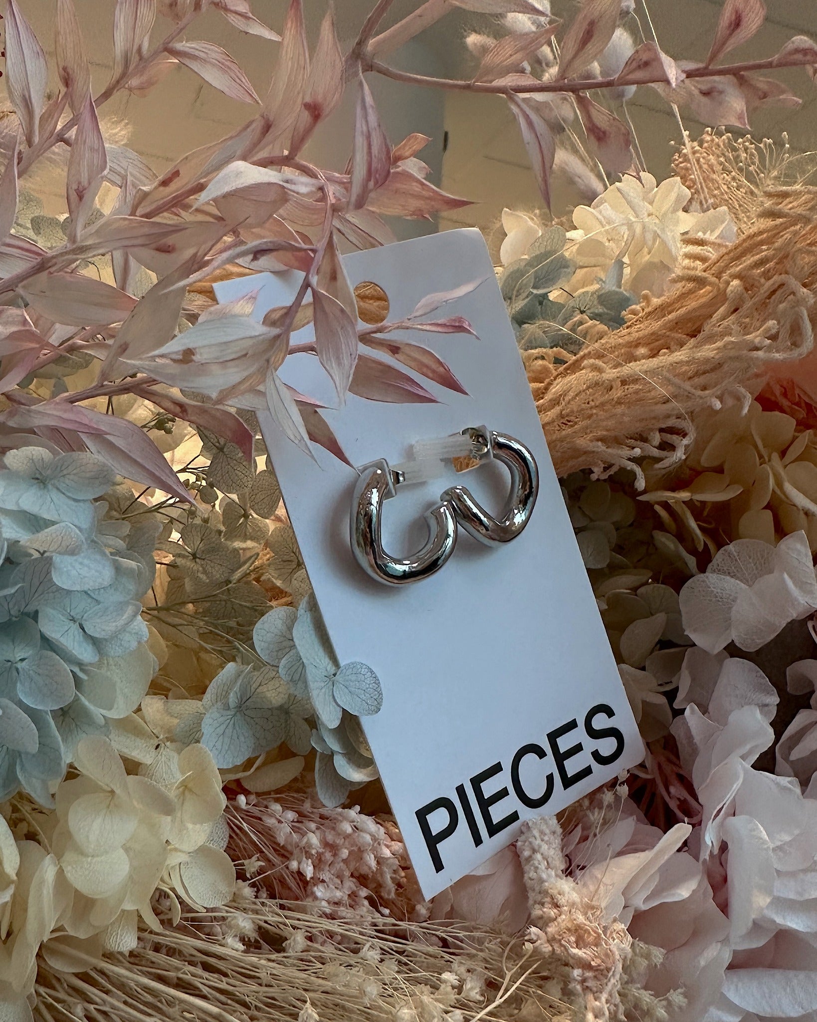 PCAILINE Earrings - Silver Colour