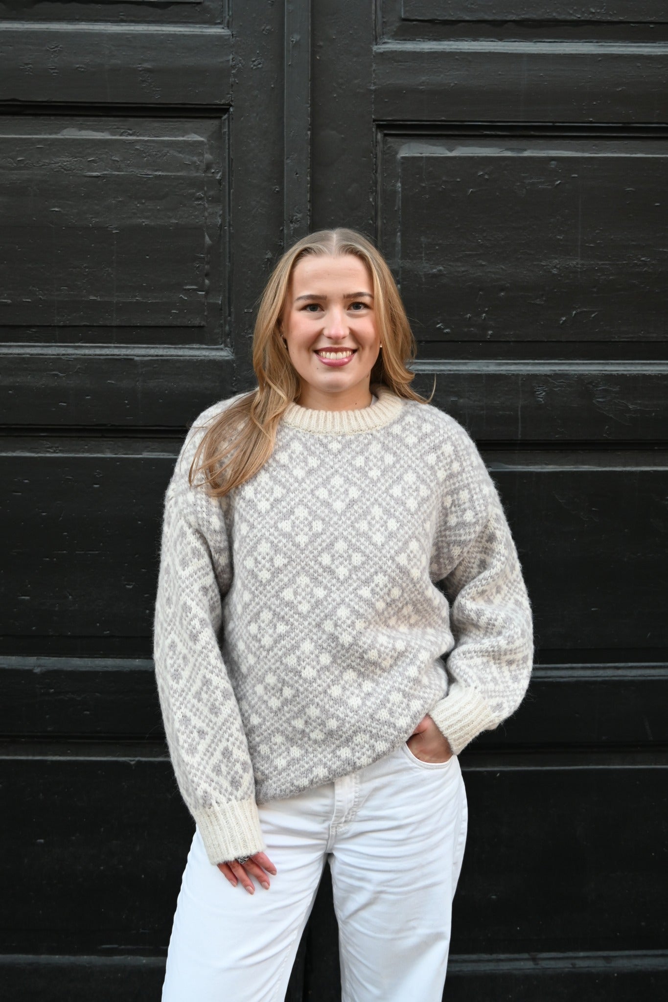 VMINGA PULLOVER - Moonrock