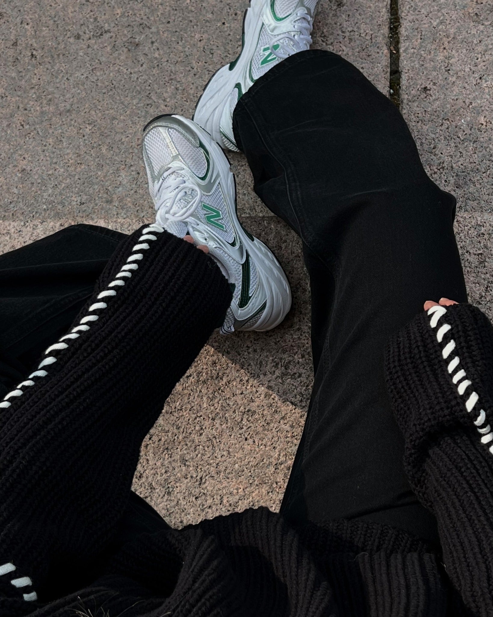 VMTESSA Wide Jeans - Black