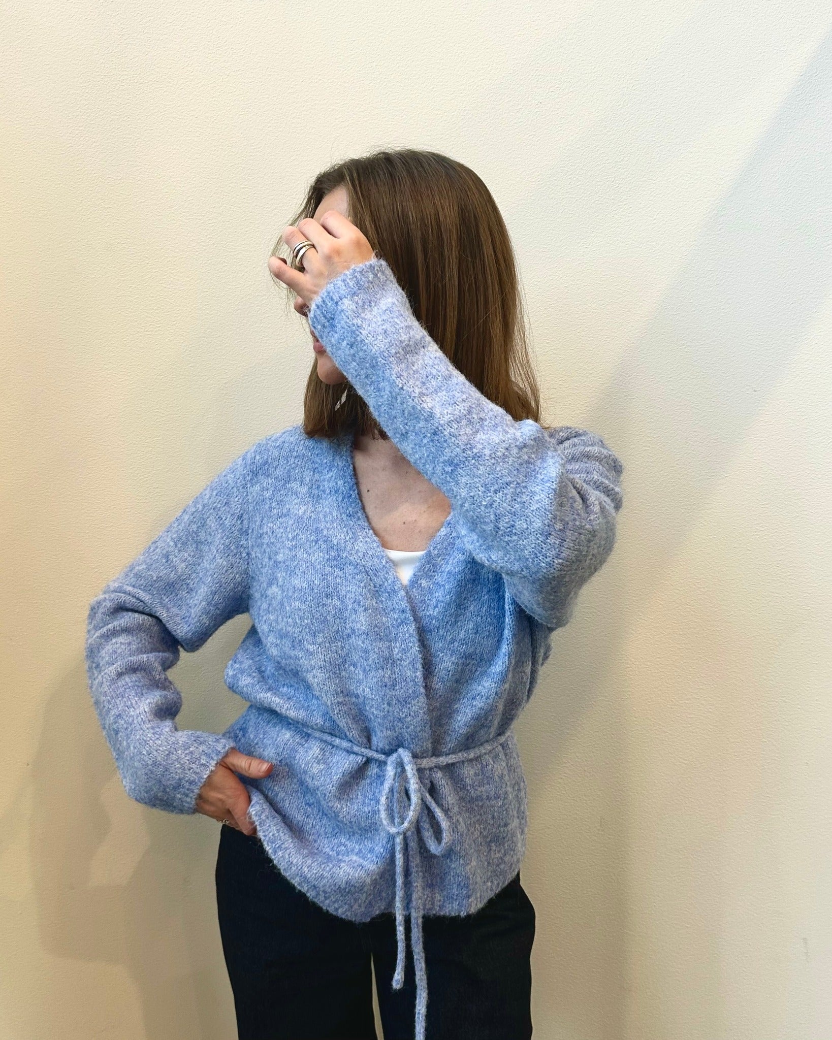 VMSORRENTO Knit Cardigan - Cashmere Blue