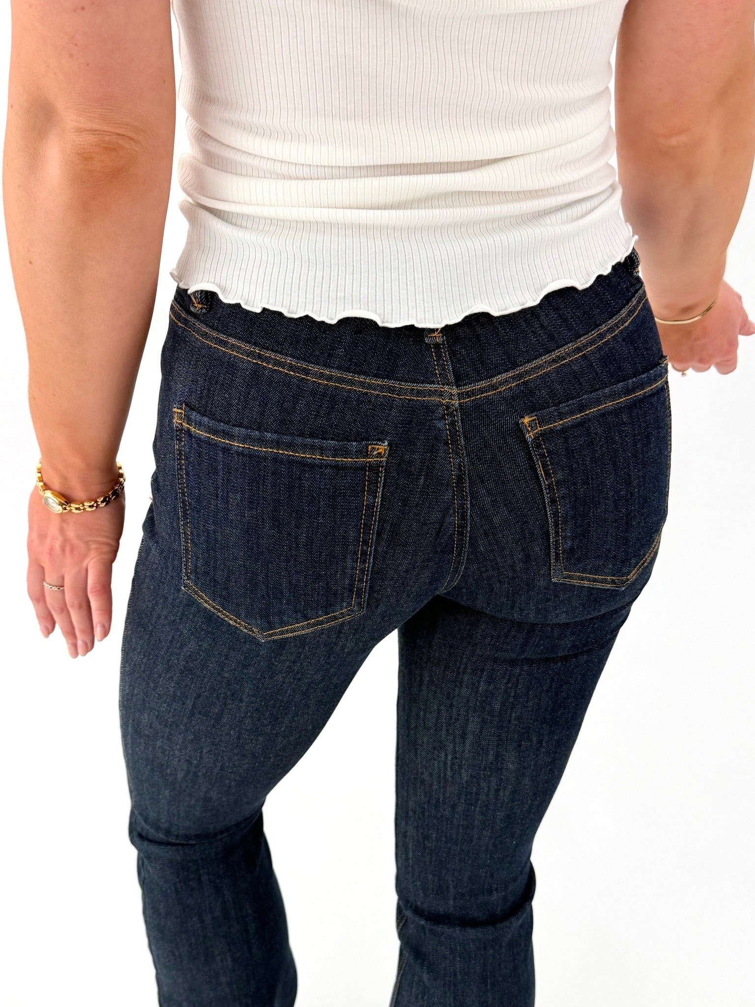 VMFLASH Jeans - Dark Blue Rinse Denim
